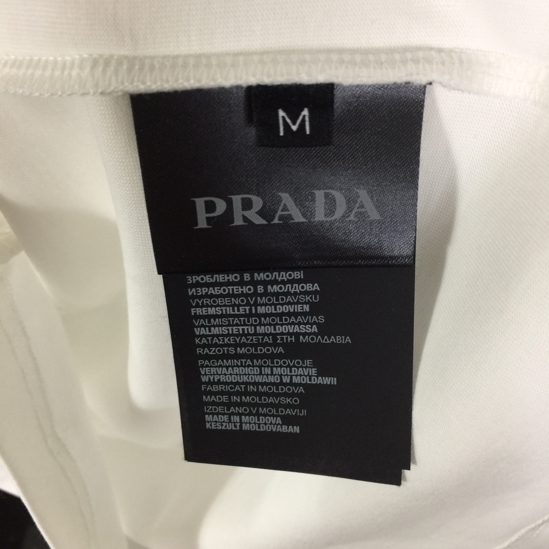 Prada Cotton  T-shirt  - FashionPlug