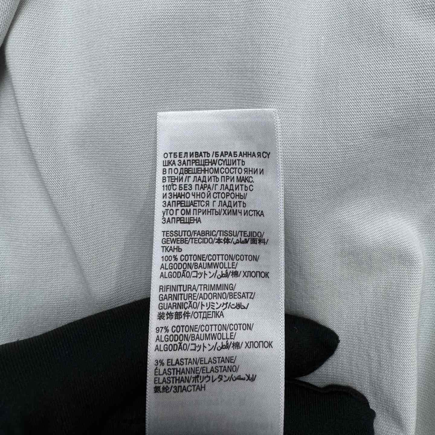Balenciaga Lipstick Valentines T-Shirt Small Fit In Dirty White Tubular Jersey - FashionPlug