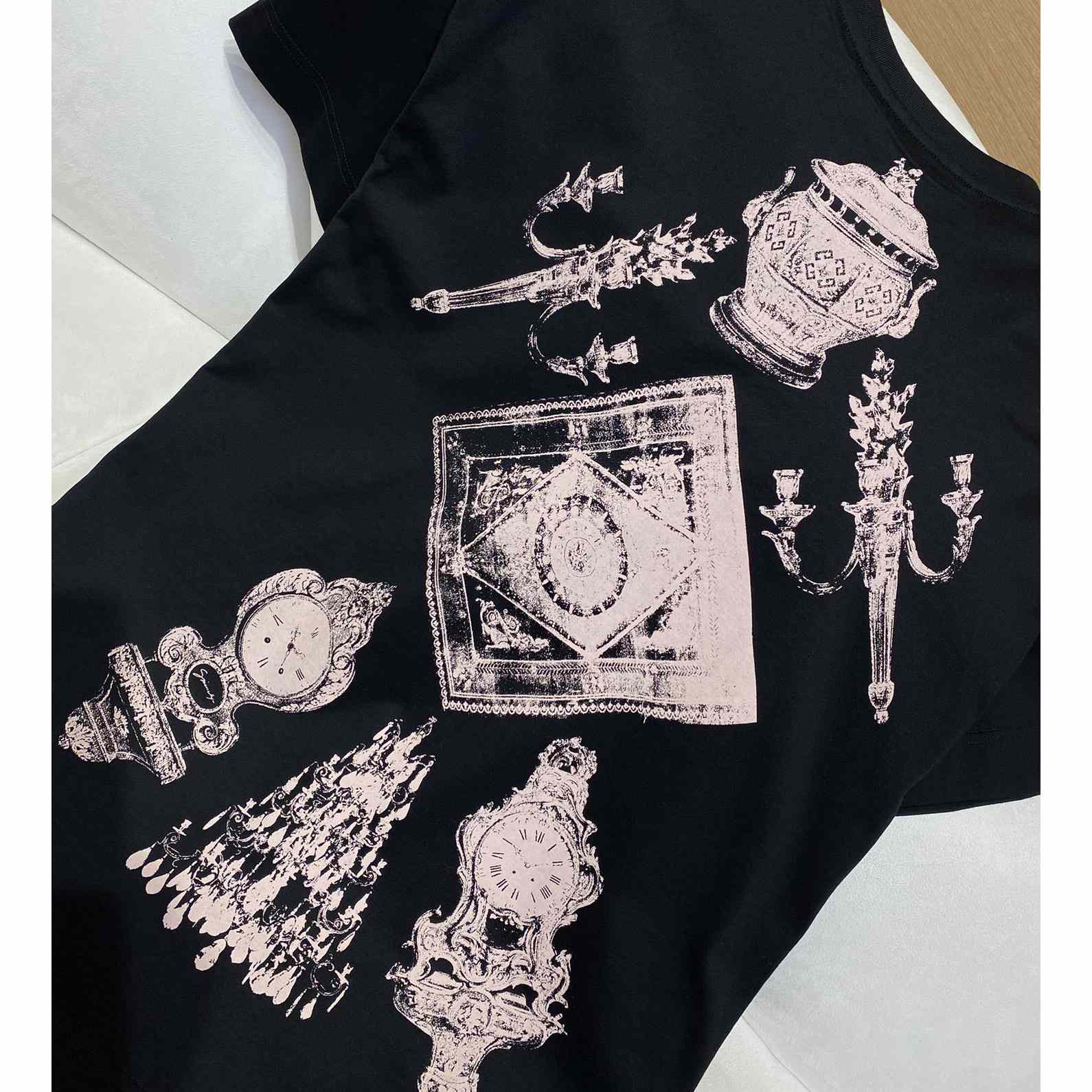 Givenchy T-shirt In Cotton With Hubert Objects Print - FashionPlug