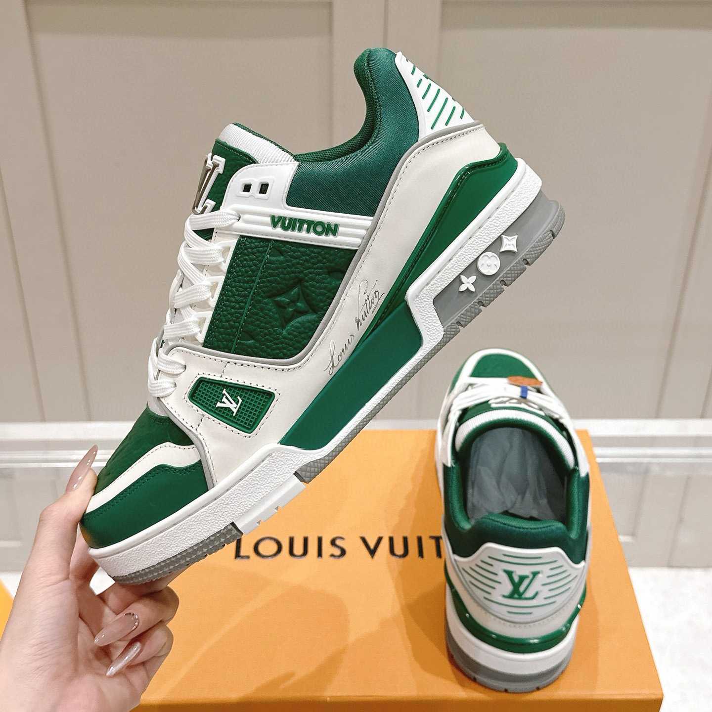 Louis Vuitton LV Trainer Sneaker  1ADHRG - FashionPlug