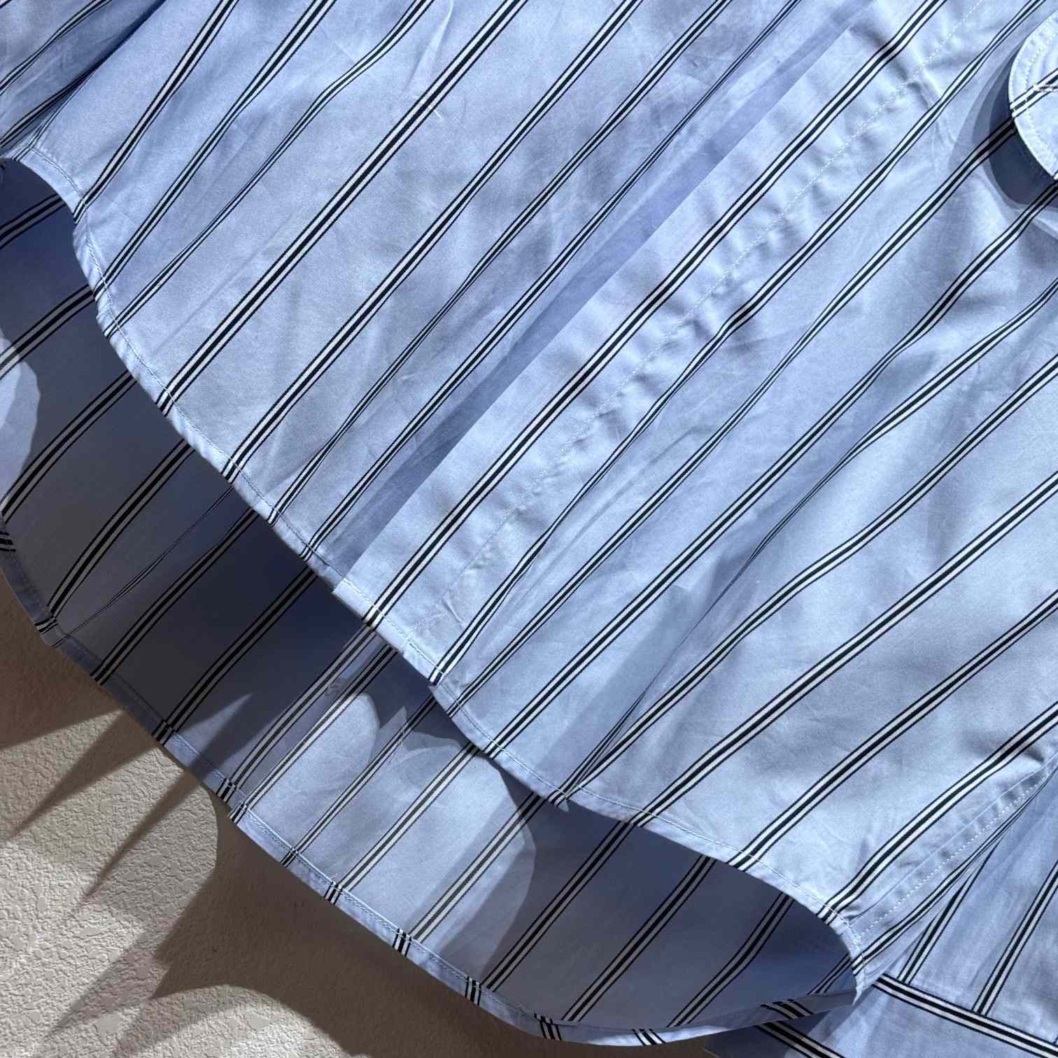 Dior Striped Overshirt  - FashionPlug