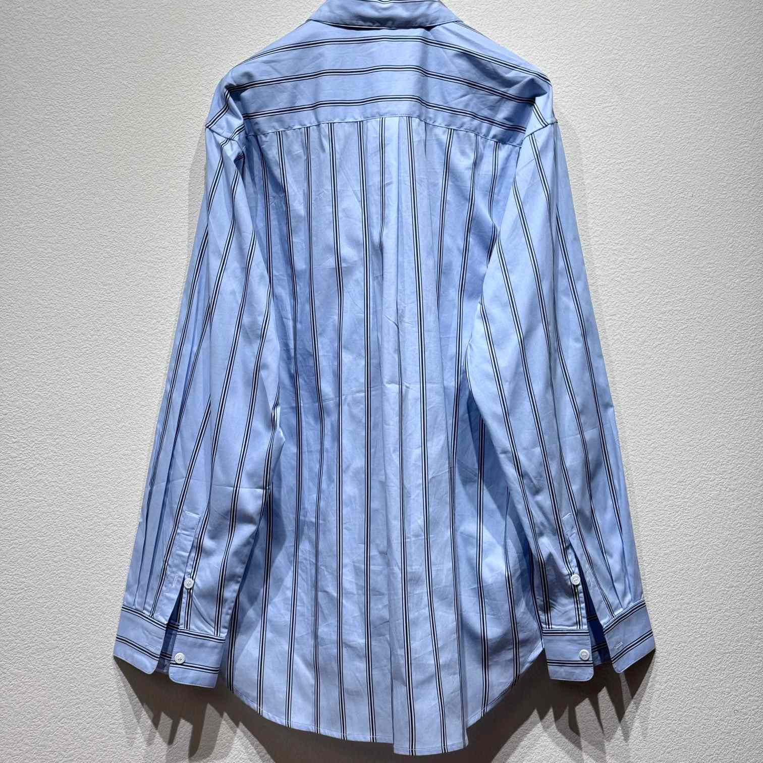 Dior Striped Overshirt  - FashionPlug