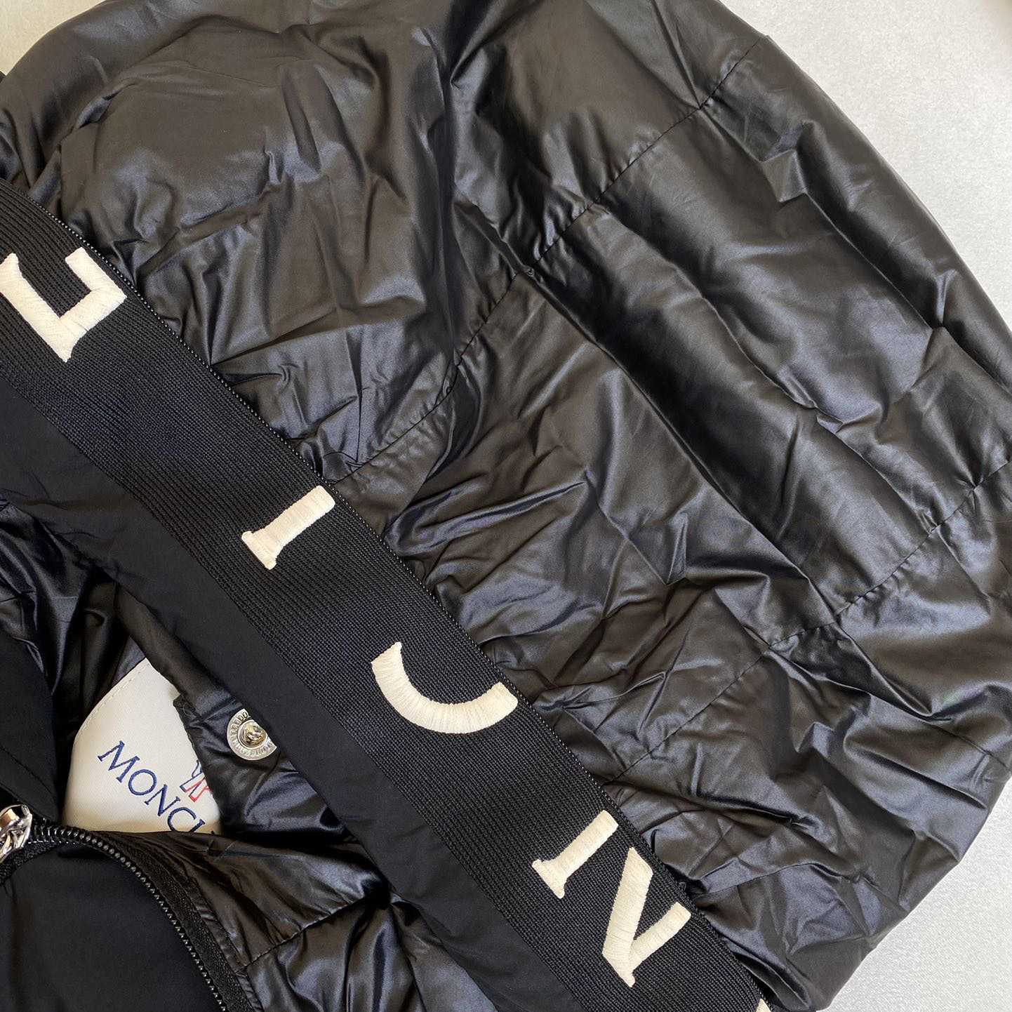 Moncler Logo Patch Zip-Up Jacket - FashionPlug