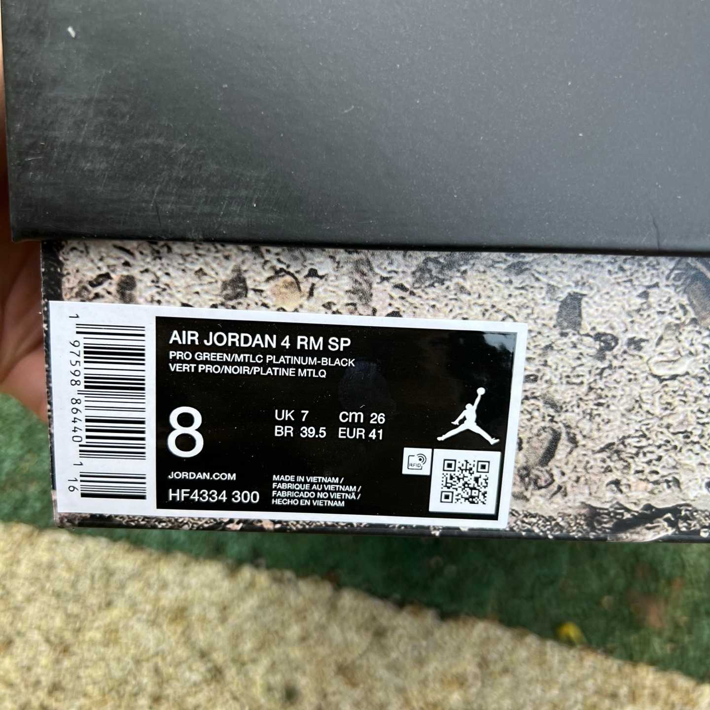 Nigel Sylvester x Air Jordan AJ4 RM Sneakers    HF4334-300 - FashionPlug