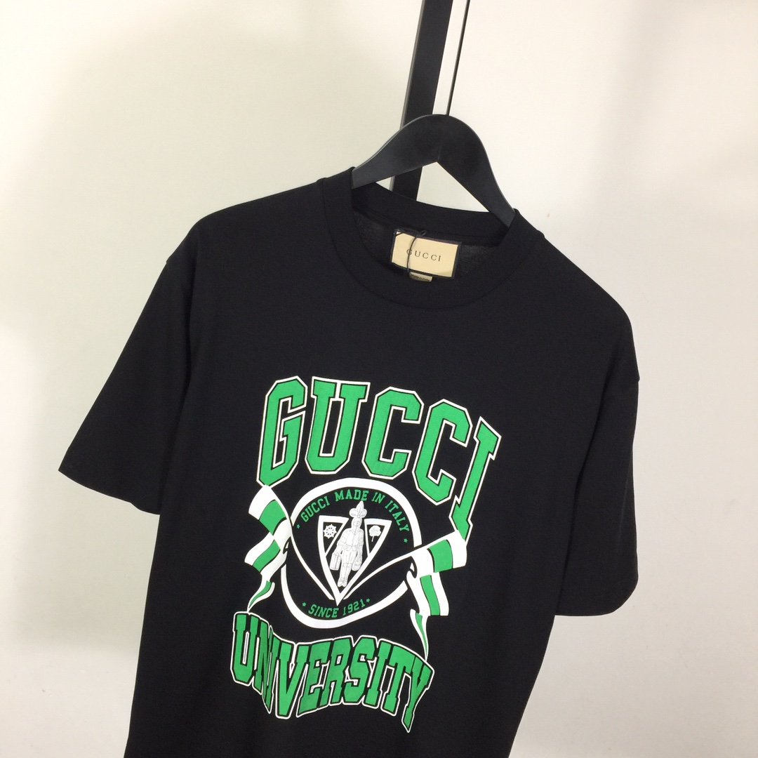 Gucci Cotton jersey printed T-shirt   - FashionPlug