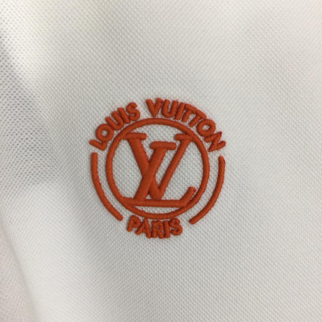 Louis Vuitton Short-Sleeved Cotton Polo Shirt    - FashionPlug