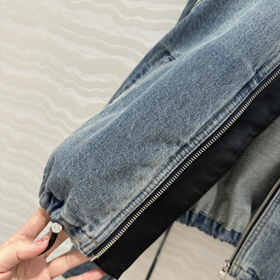 Loewe Balloon Jacket In Denim - FashionPlug