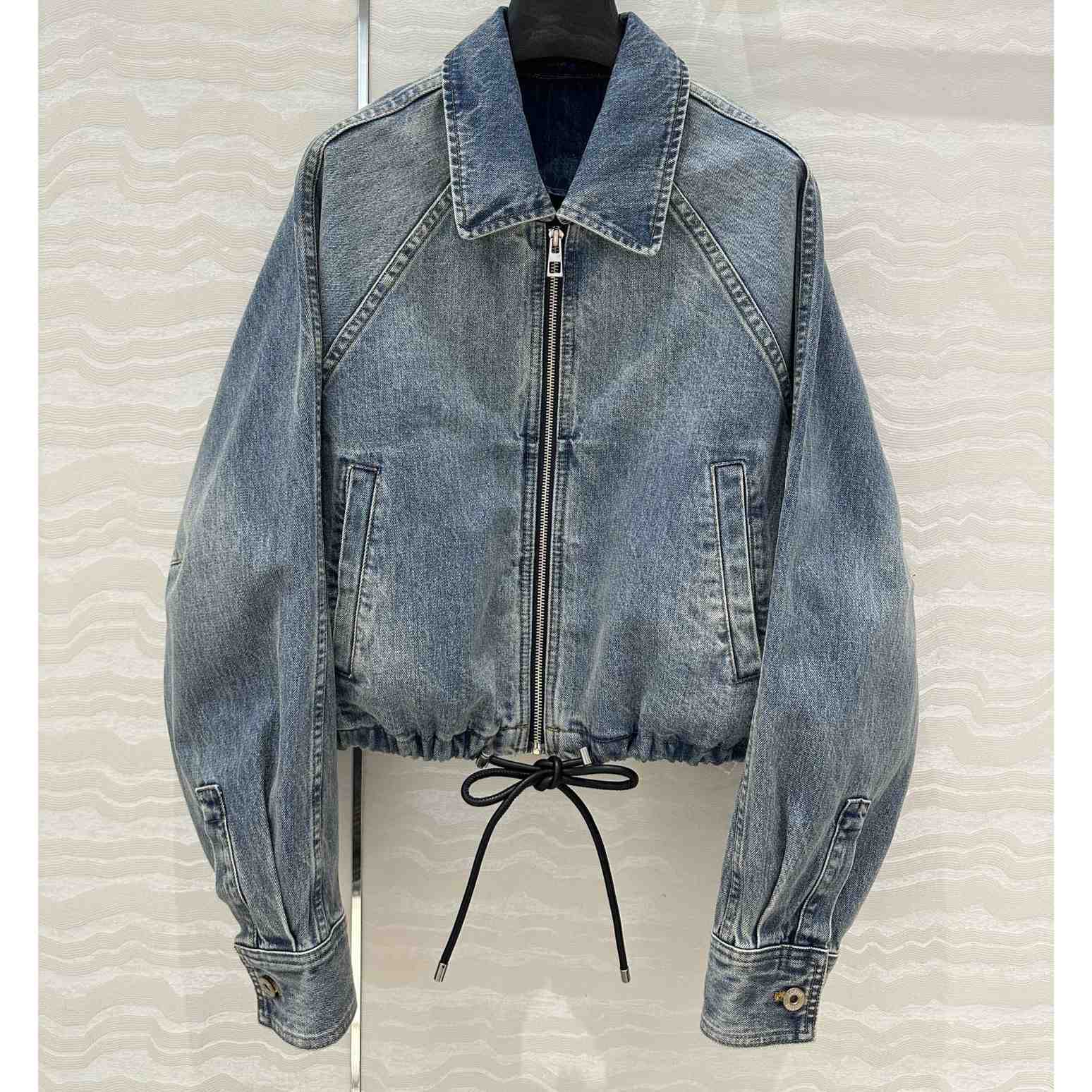 Loewe Balloon Jacket In Denim - FashionPlug