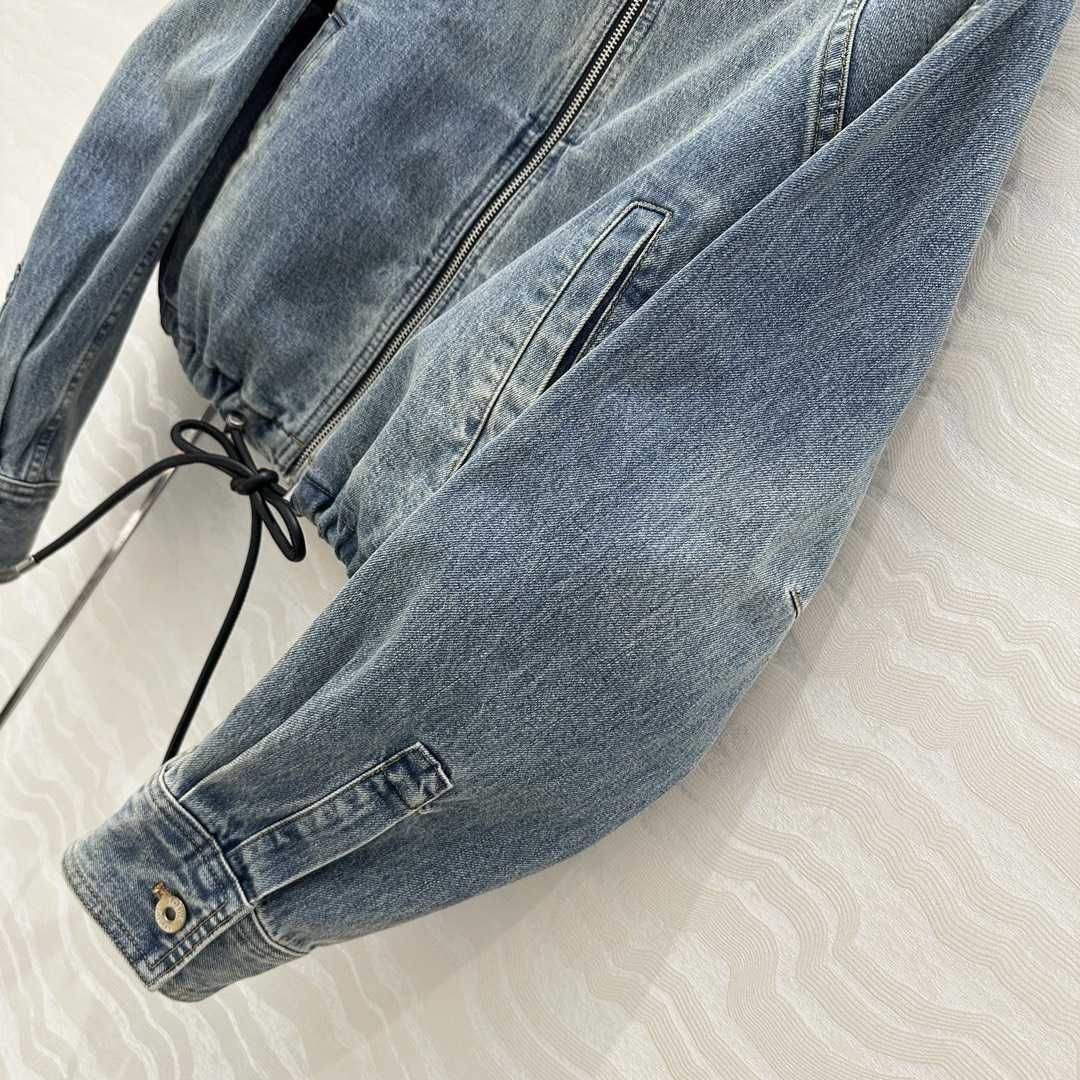 Loewe Balloon Jacket In Denim - FashionPlug