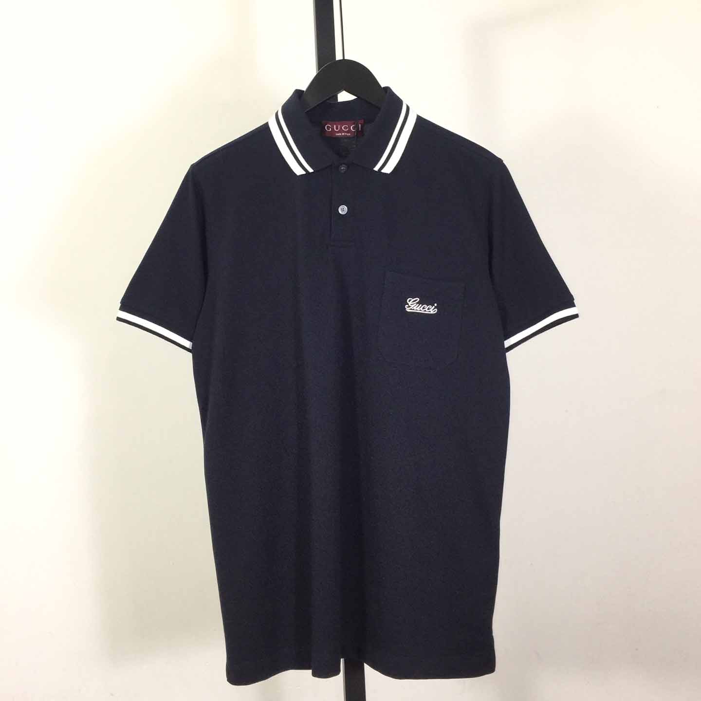 Gucci Cotton Piquet Polo Shirt - FashionPlug