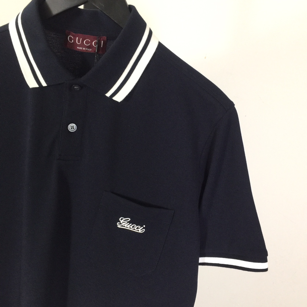 Gucci Cotton Piquet Polo Shirt - FashionPlug