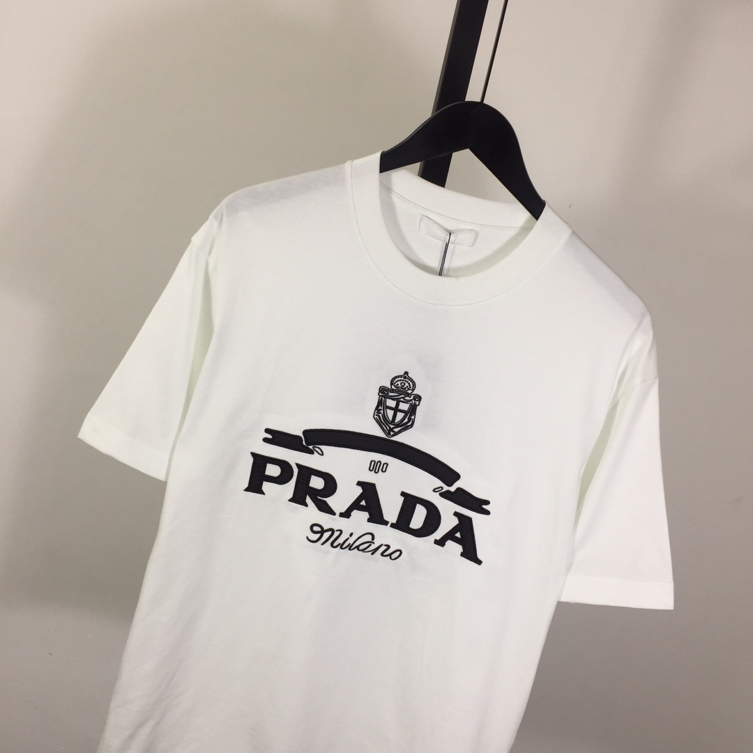 Prada Cotton T-Shirt - FashionPlug