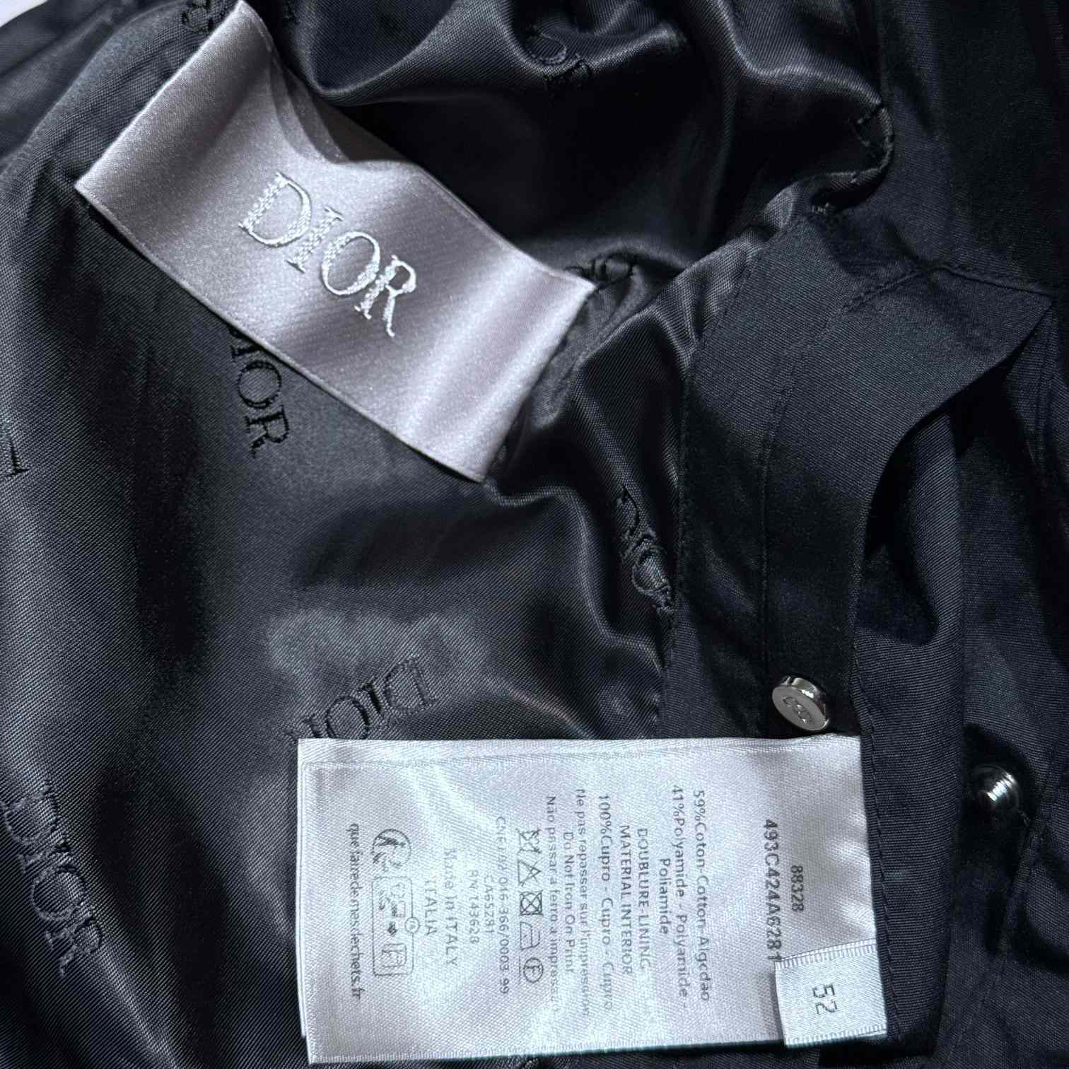Dior Light Jackets Male Black - FashionPlug