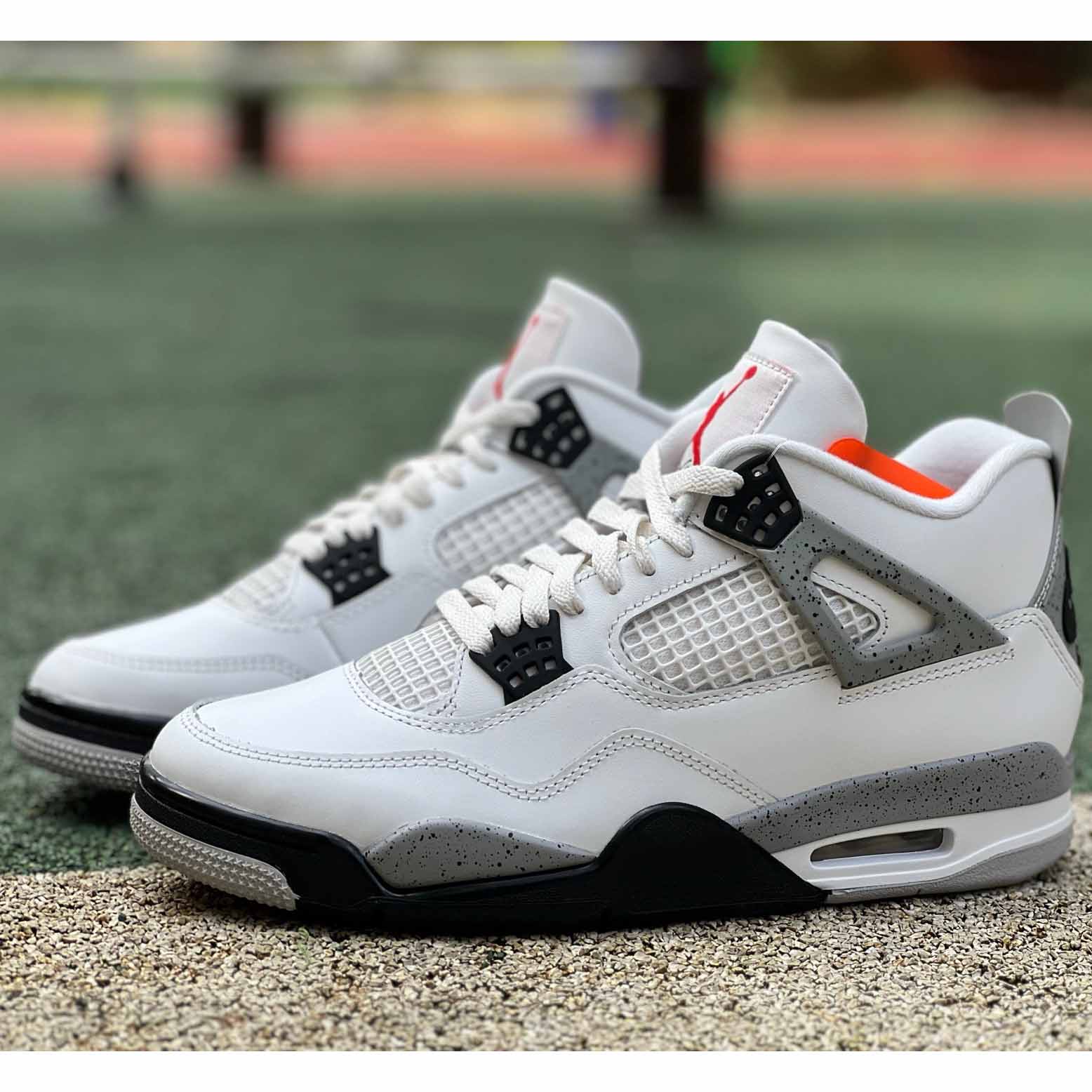 Air Jordan 4 “White Cement” Sneakers    FV5029-100 - FashionPlug