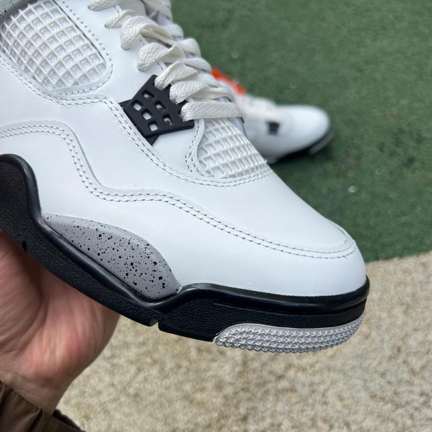 Air Jordan 4 “White Cement” Sneakers    FV5029-100 - FashionPlug