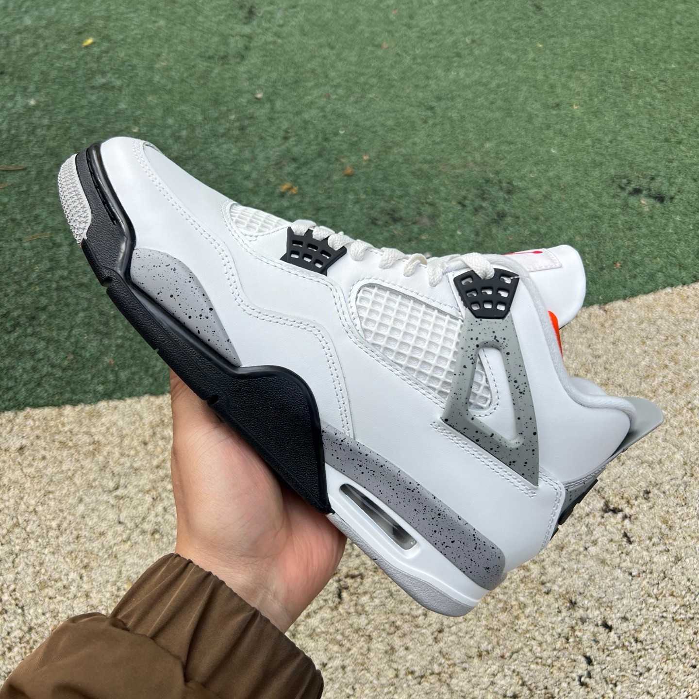 Air Jordan 4 “White Cement” Sneakers    FV5029-100 - FashionPlug