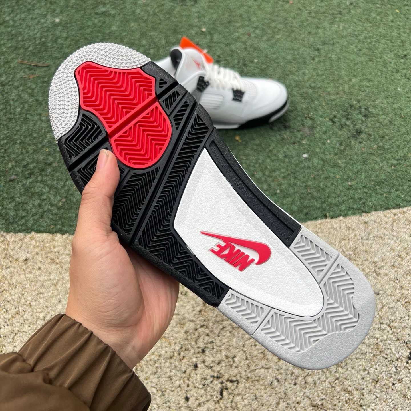 Air Jordan 4 “White Cement” Sneakers    FV5029-100 - FashionPlug