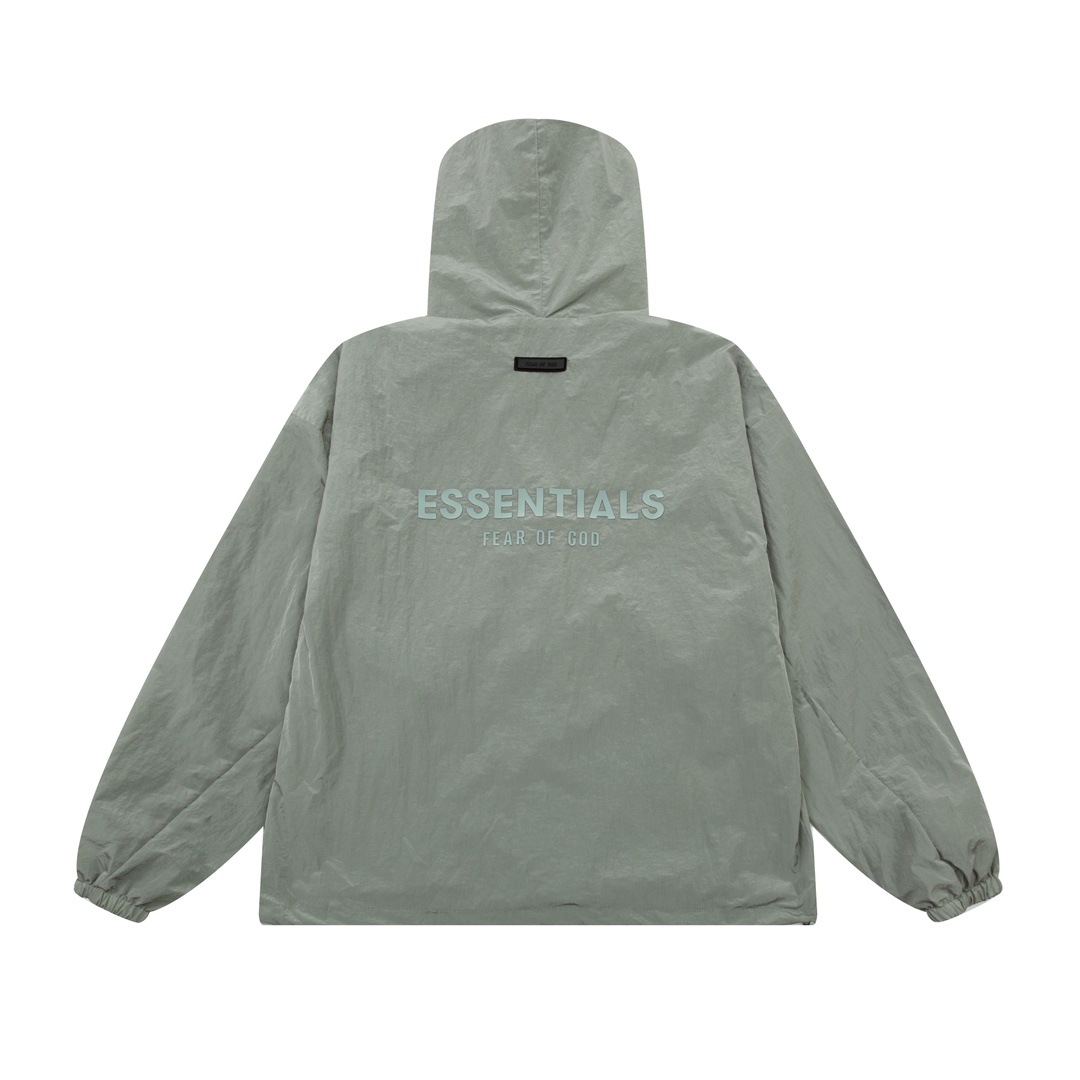 Fear Of God Essential Crinkle Nylon Jacket - FashionPlug