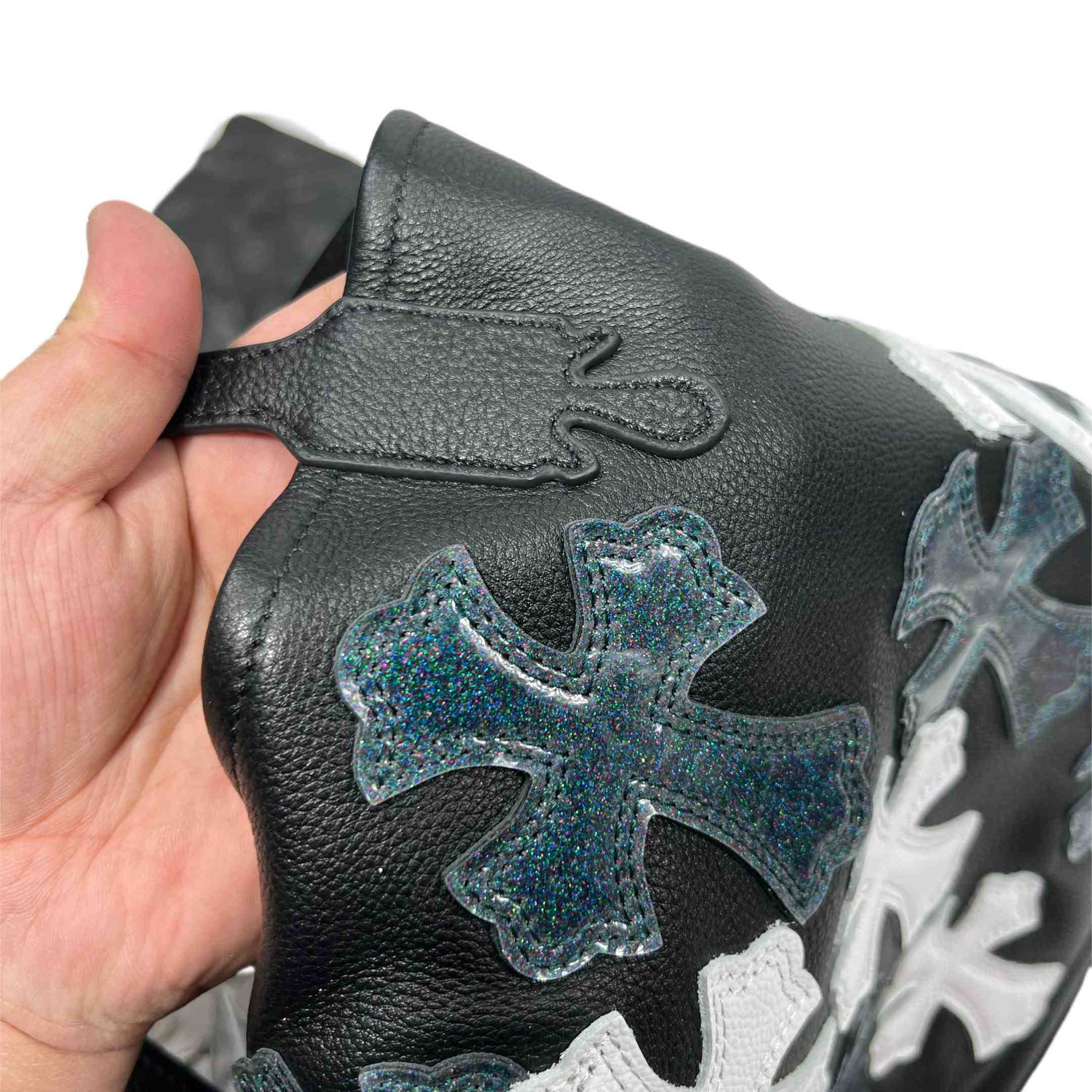 Chrome Heart Cross Tote Bag   35-30cm - FashionPlug