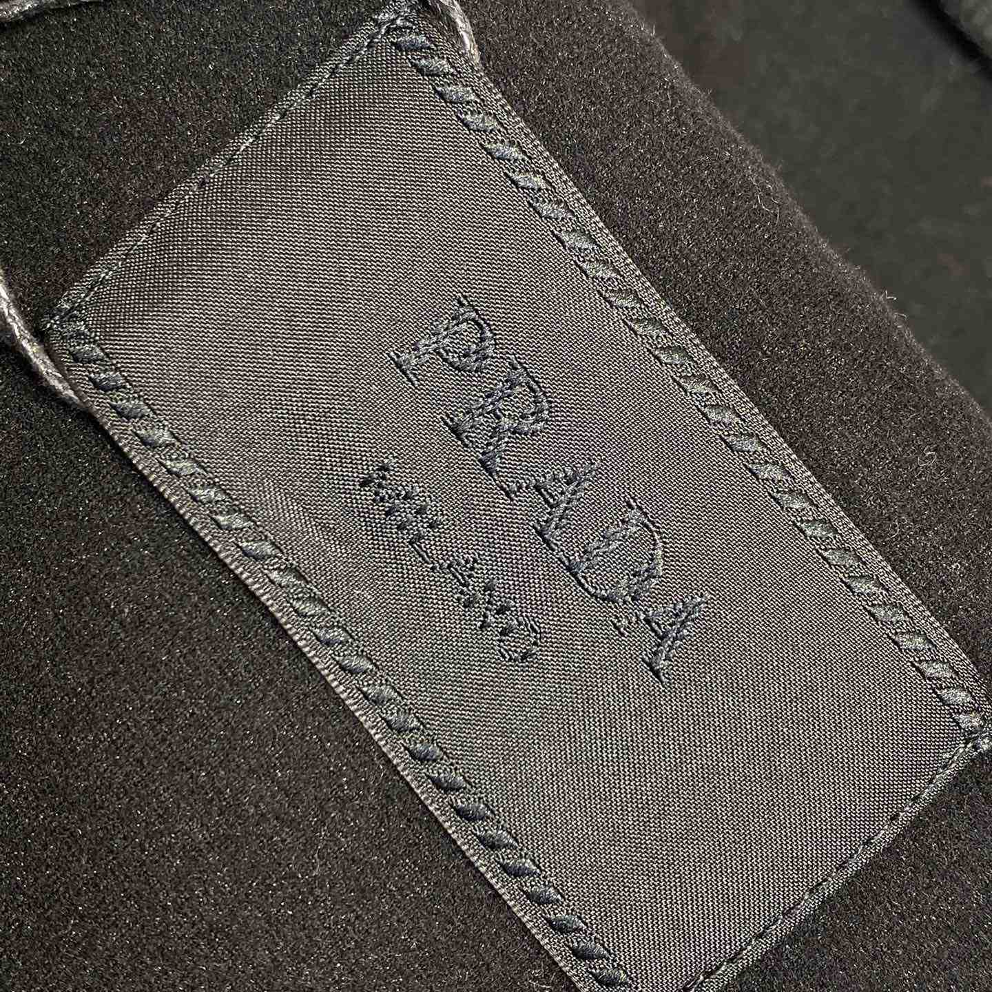 Prada Cotton Fleece And Re-Nylon Hoodie - FashionPlug