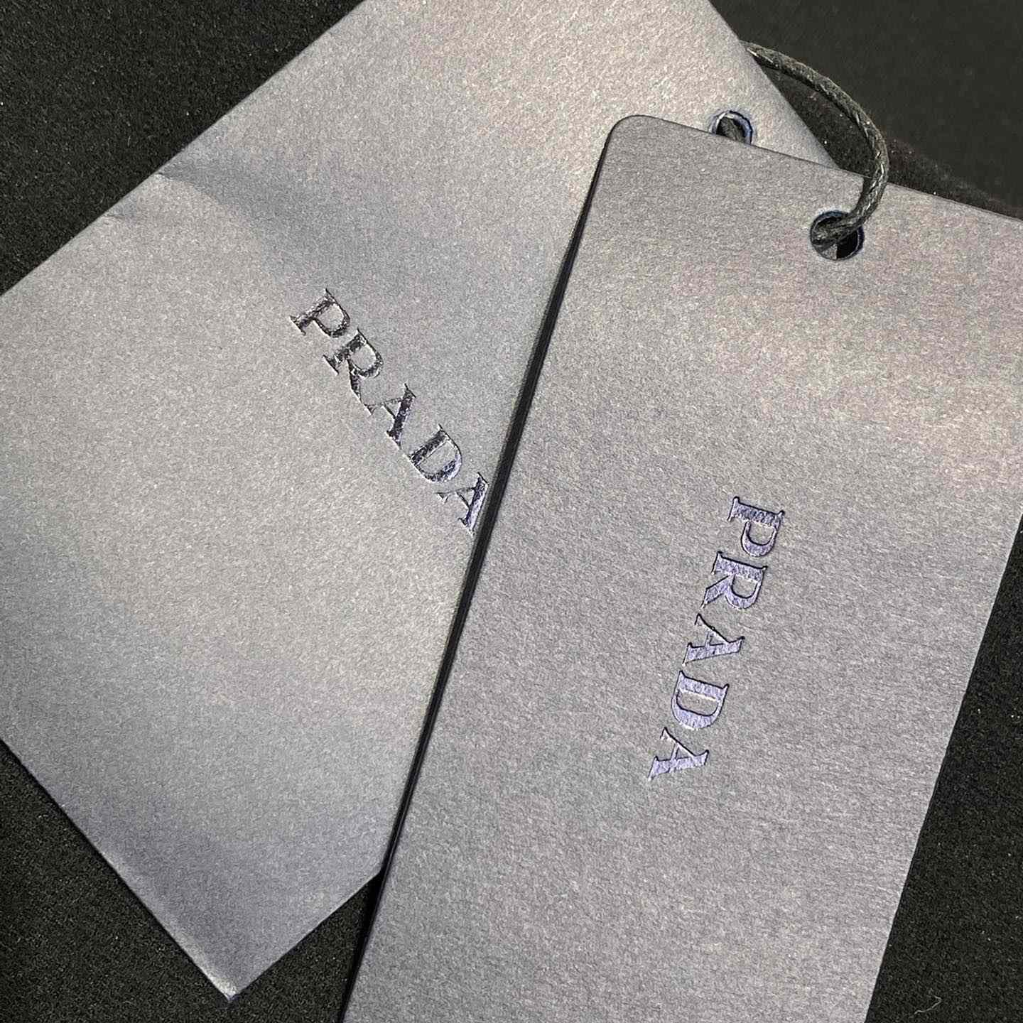 Prada Cotton Fleece And Re-Nylon Hoodie - FashionPlug