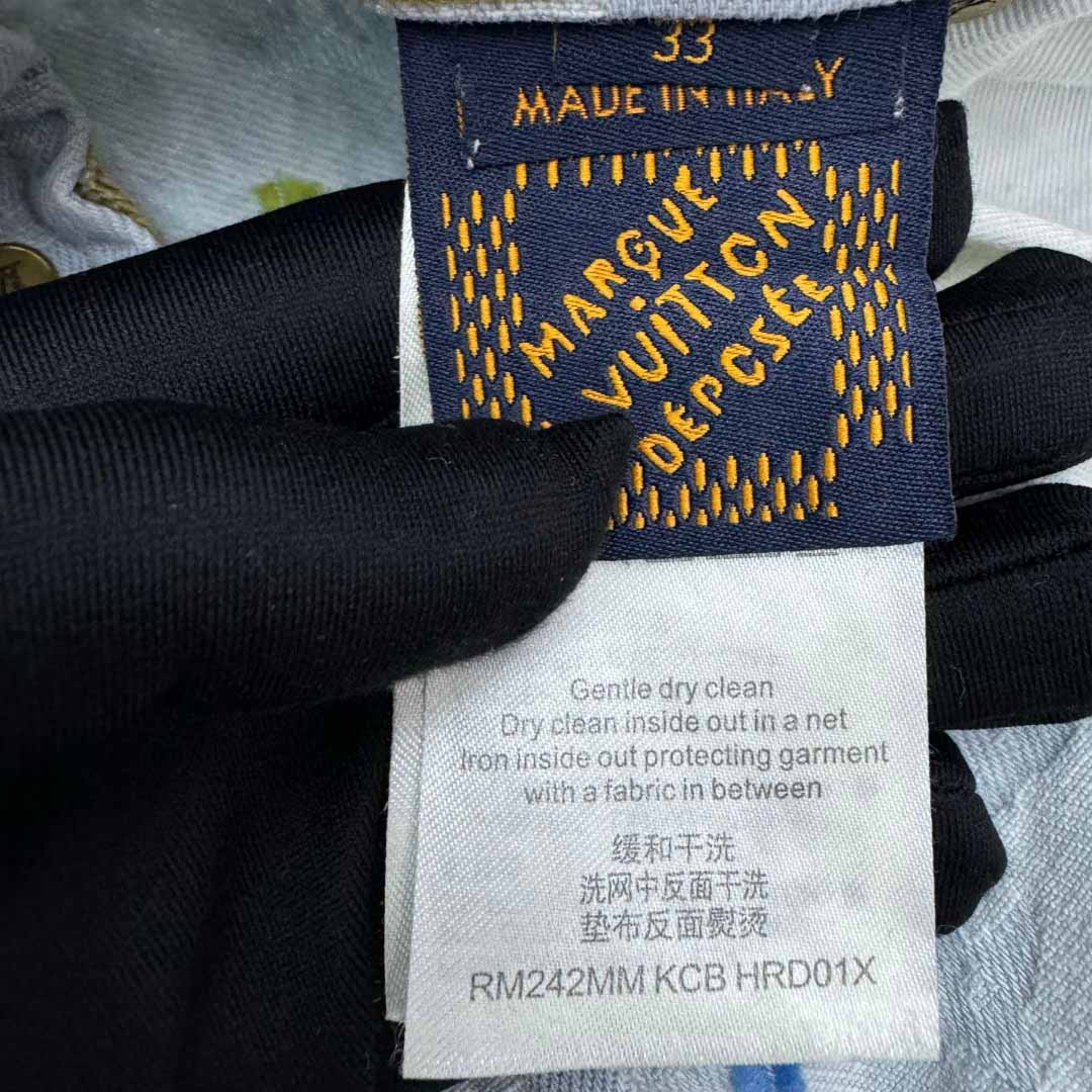 Louis Vuitton x Tyler The Creator Monogram Dnim Pants - FashionPlug