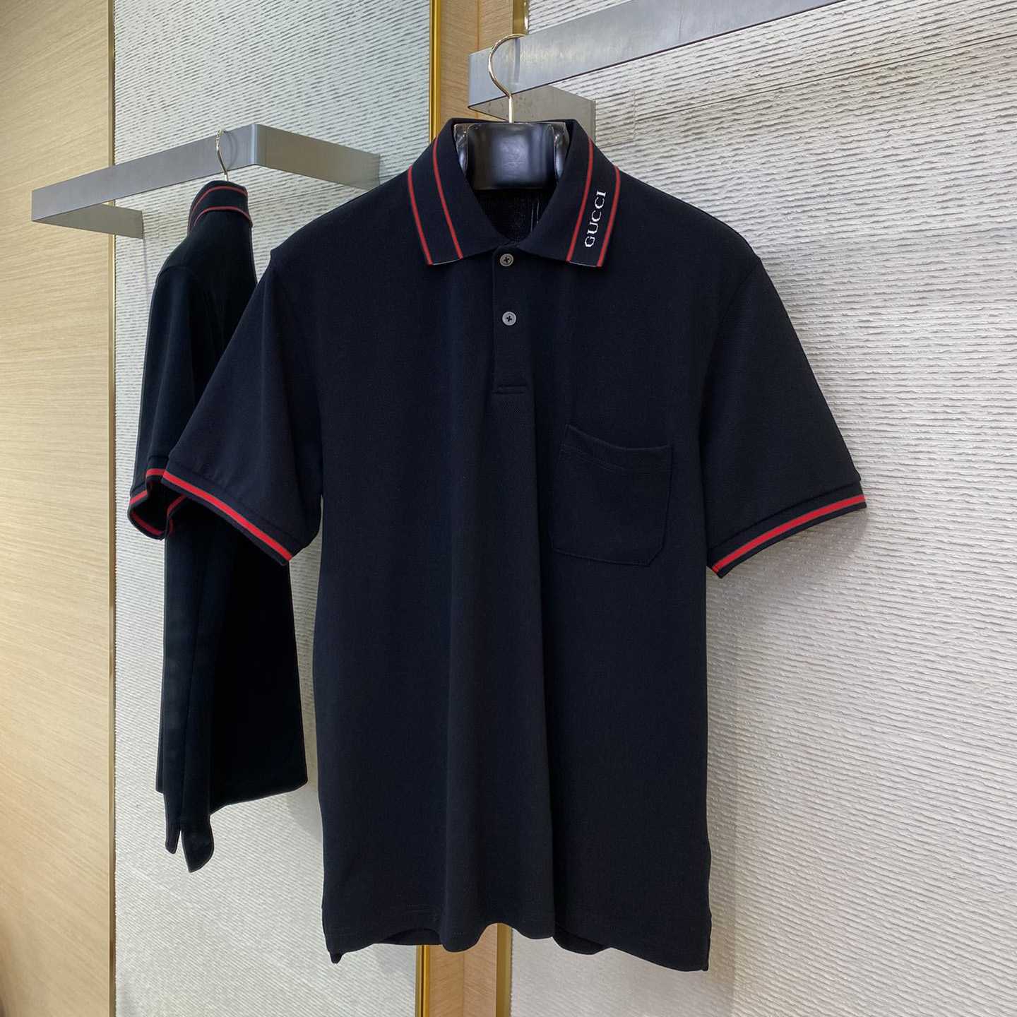 Gucci Cotton Piquet Polo Shirt  - FashionPlug