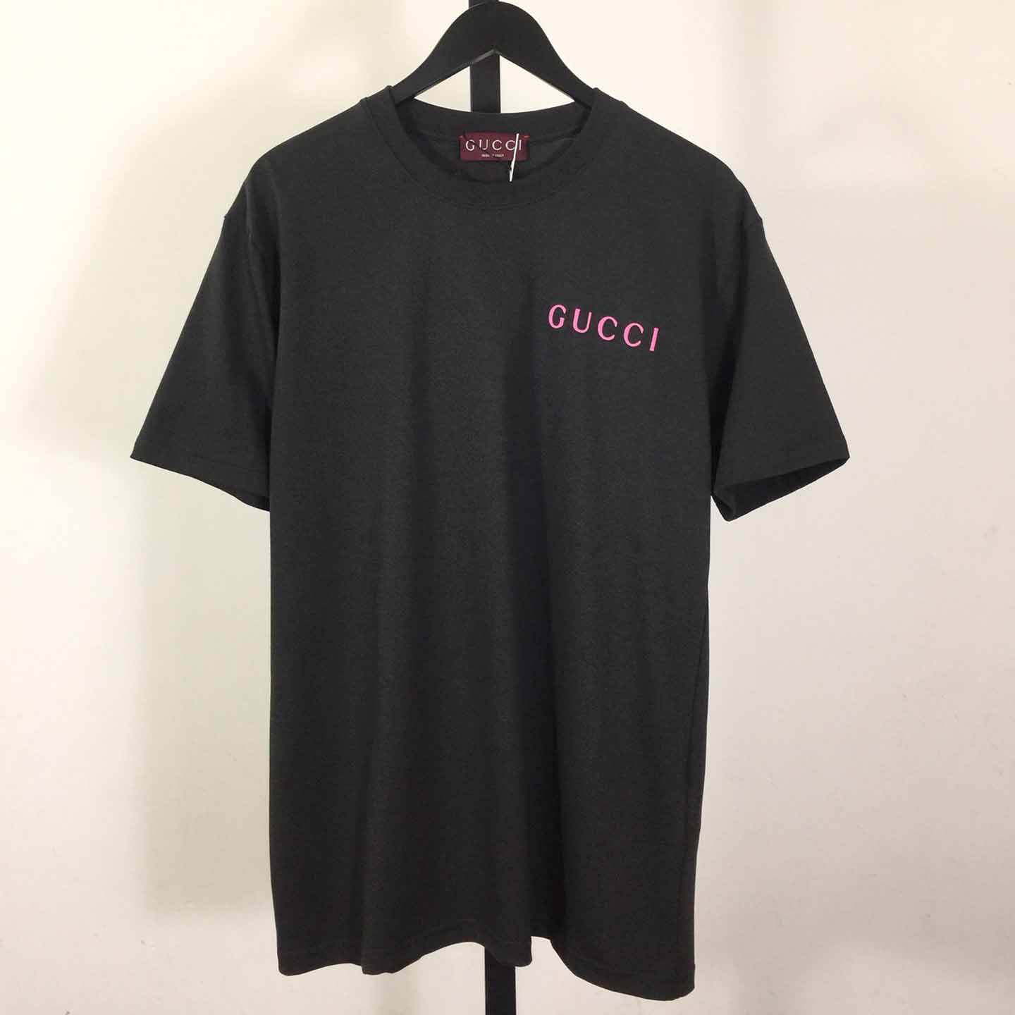 Gucci Printed Cotton Jersey T-shirt - FashionPlug