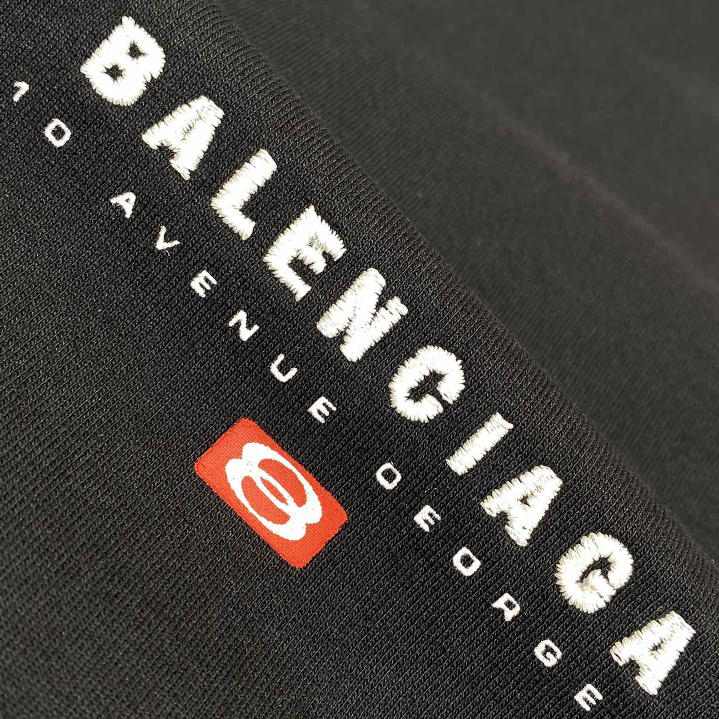 Balenciaga Unity Sport Long Sleeve Shirt Collar Polo In Faded Black - FashionPlug