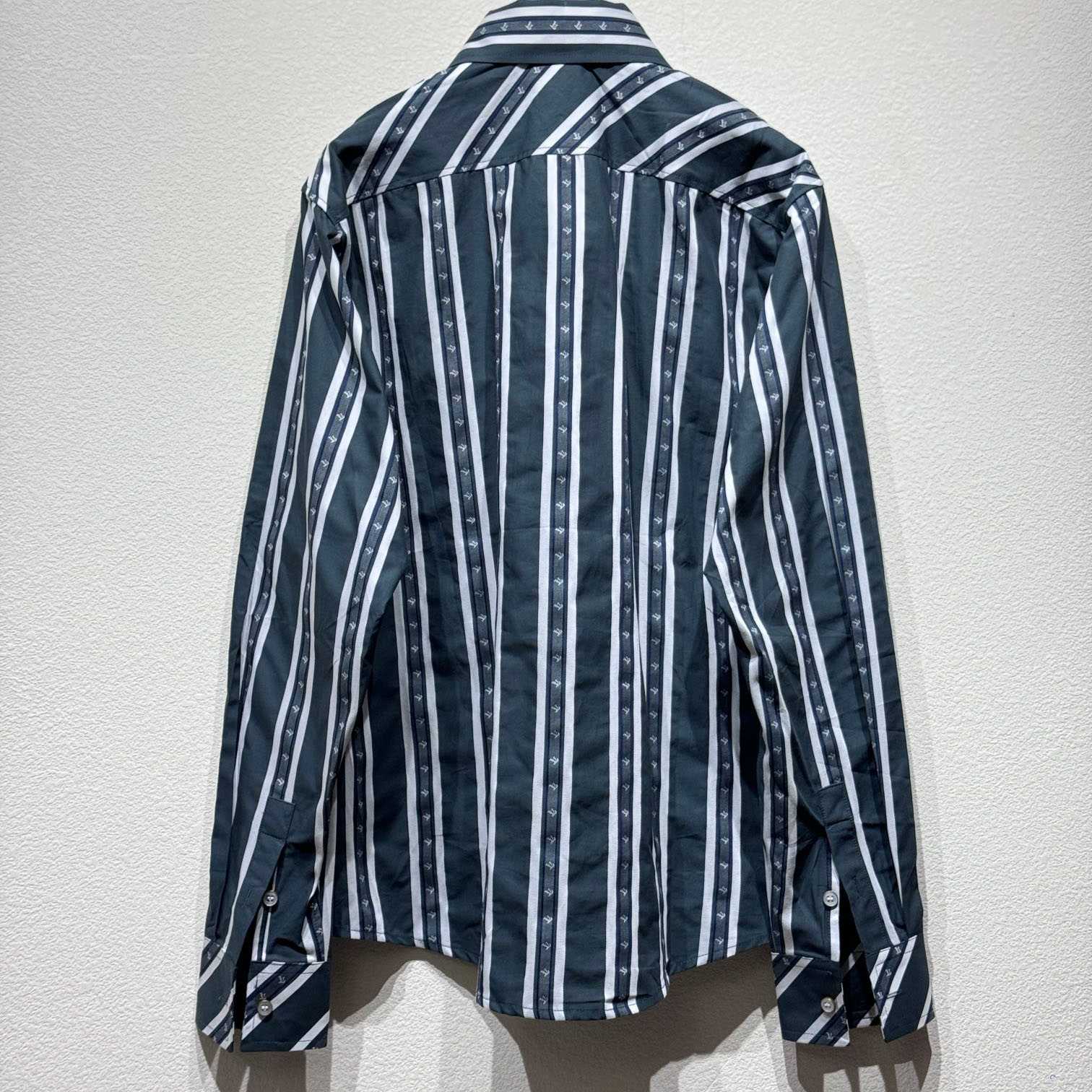 Louis Vuitton Long-Sleeved Silk Shirt   1AGJNS - FashionPlug