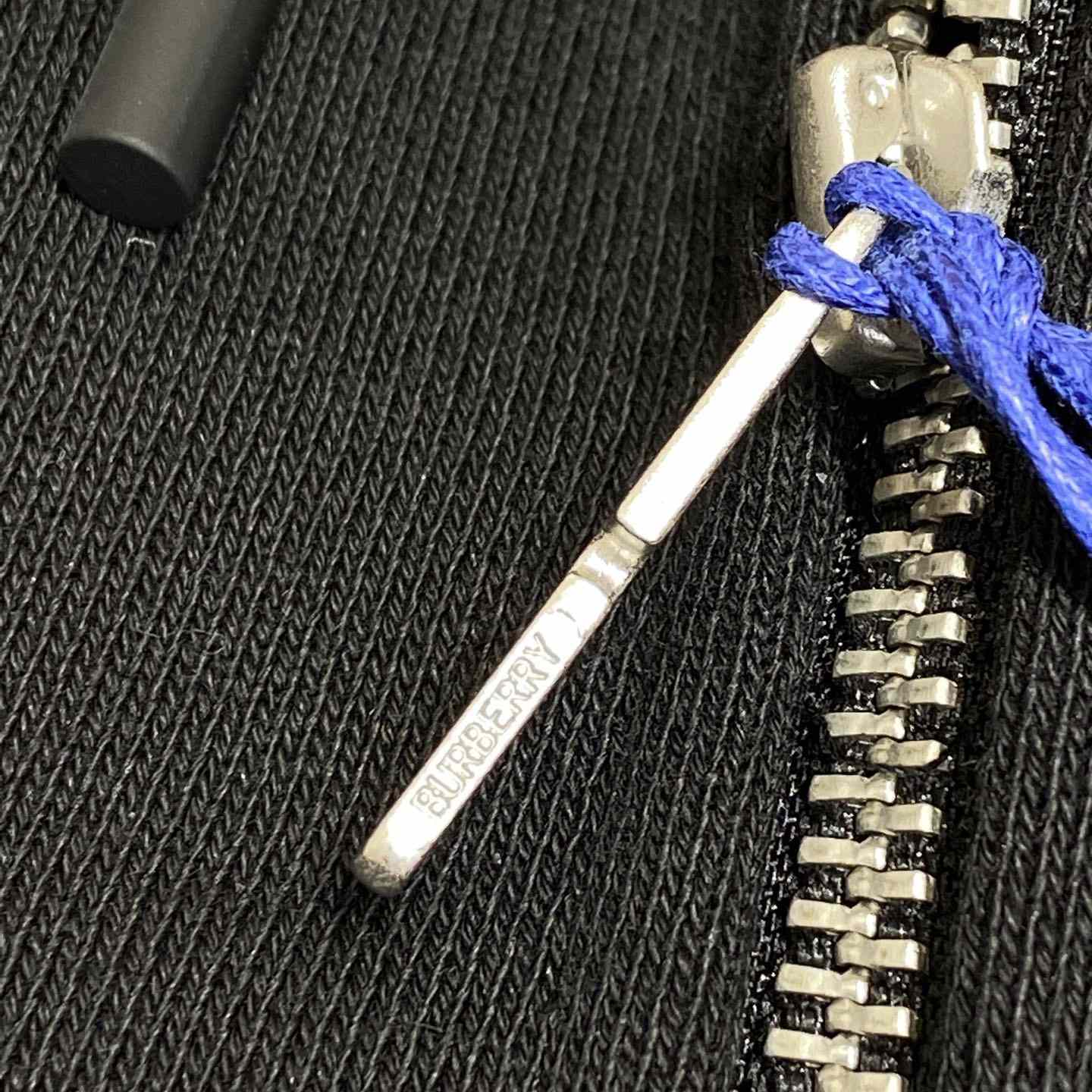 Burberry Check Label Cotton Zip Hoodie - FashionPlug