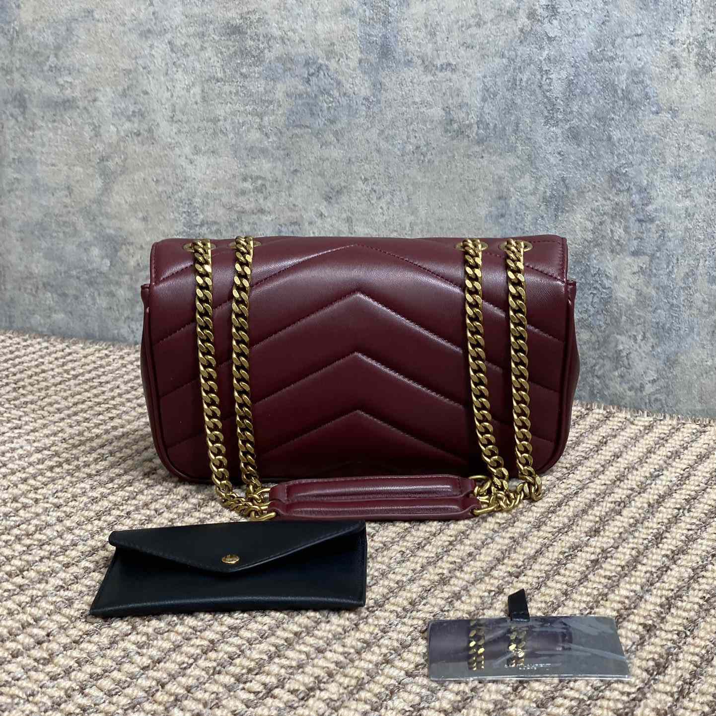 Saint Laurent Loulou Small In Matelasse Lambskin - FashionPlug