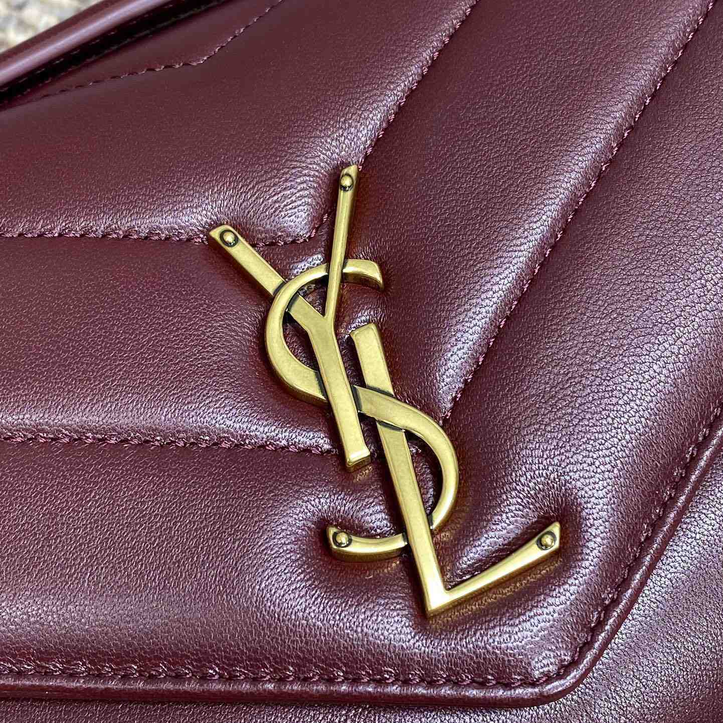 Saint Laurent Loulou Small In Matelasse Lambskin - FashionPlug