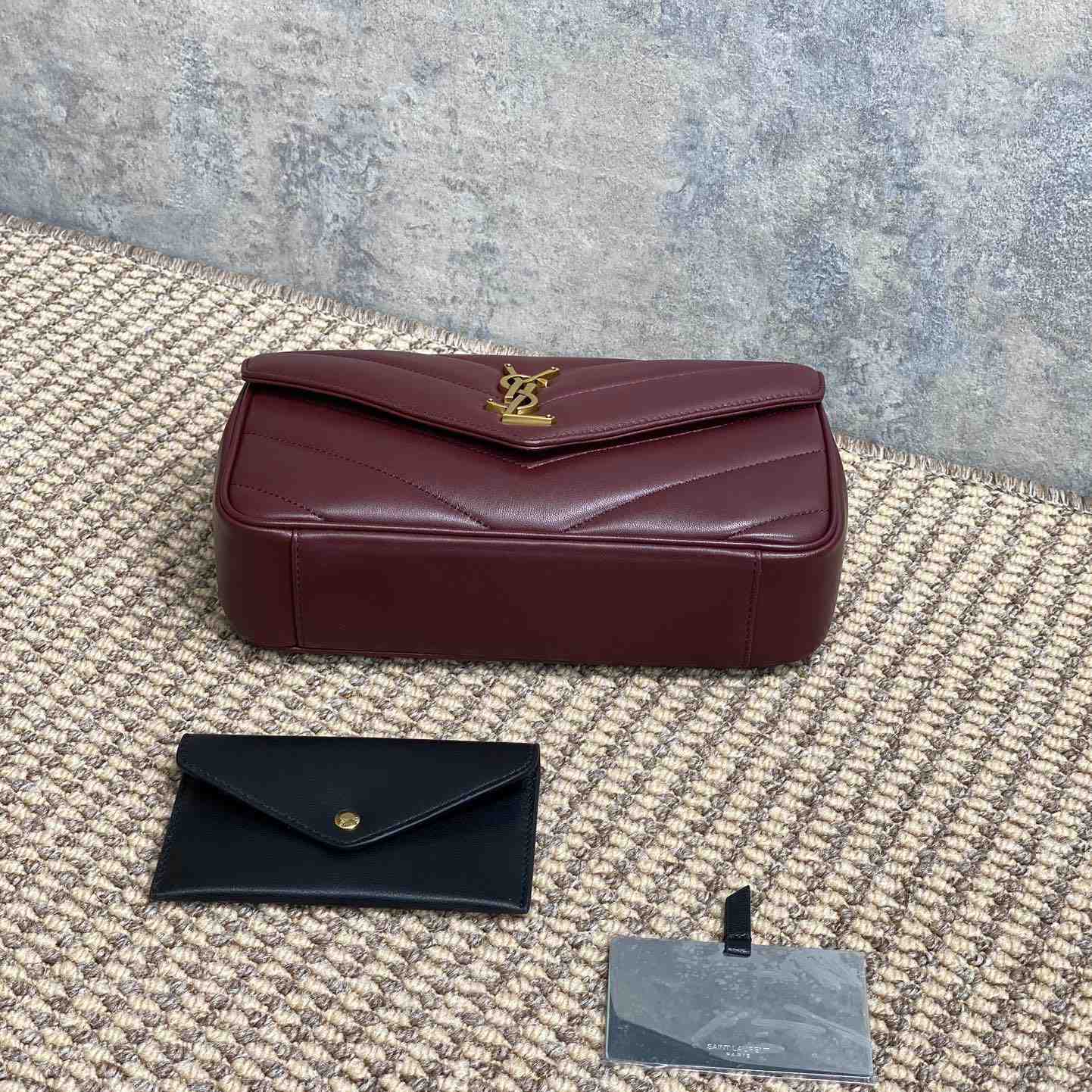Saint Laurent Loulou Small In Matelasse Lambskin - FashionPlug