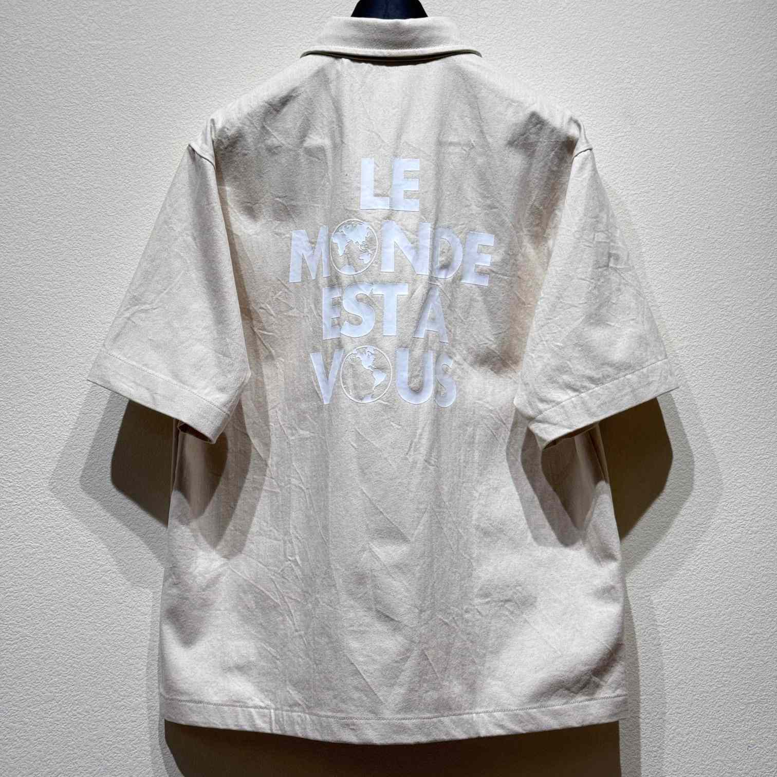 Louis Vuitton Silk-Blend Short-Sleeved Shirt   1AHCHZ - FashionPlug