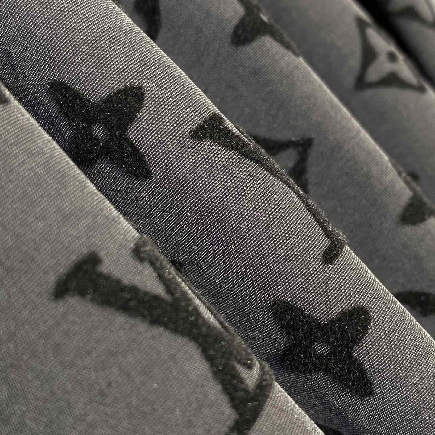 Louis Vuitton Flocked  Monogram Long-Sleeved Shirt - FashionPlug