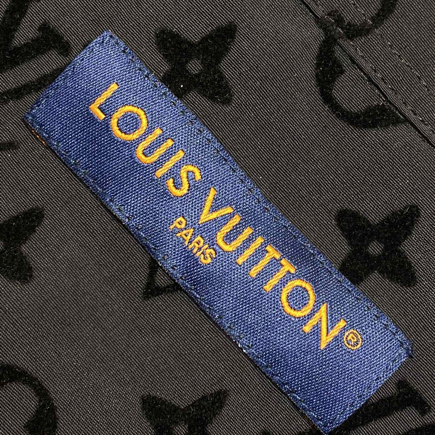 Louis Vuitton Flocked  Monogram Long-Sleeved Shirt - FashionPlug