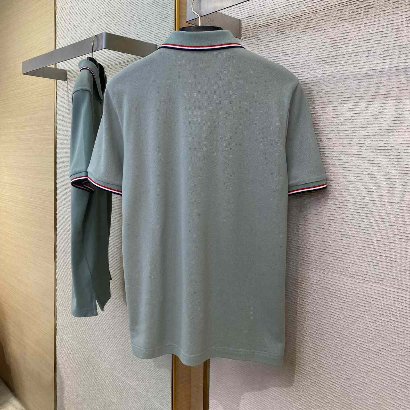 Moncler Logo Cotton Polo Shirt - FashionPlug