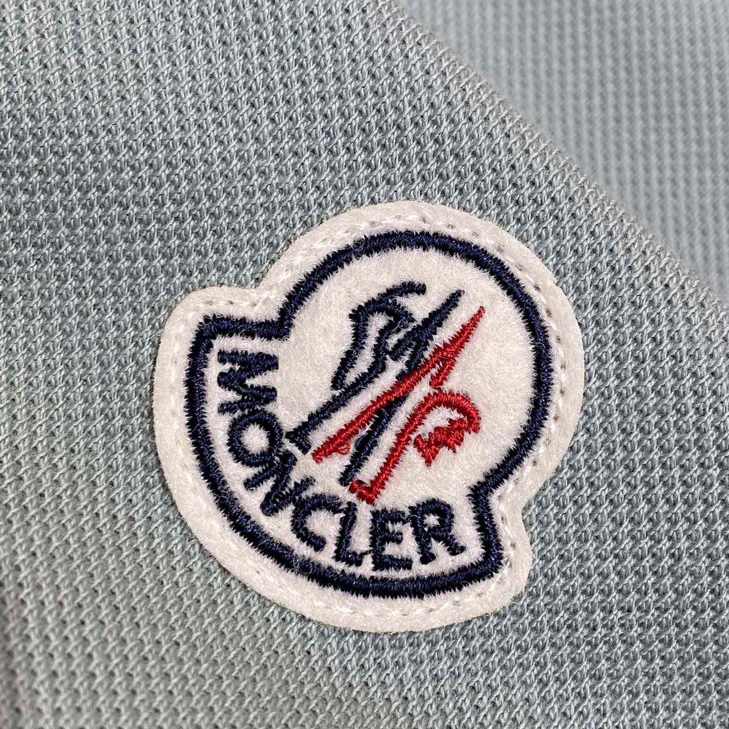 Moncler Logo Cotton Polo Shirt - FashionPlug