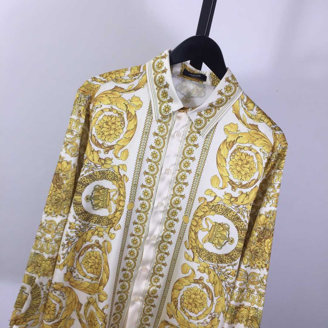 Versace Barocco Silk Shirt  - FashionPlug