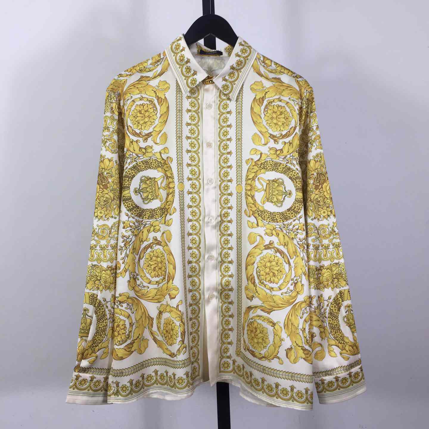 Versace Barocco Silk Shirt  - FashionPlug