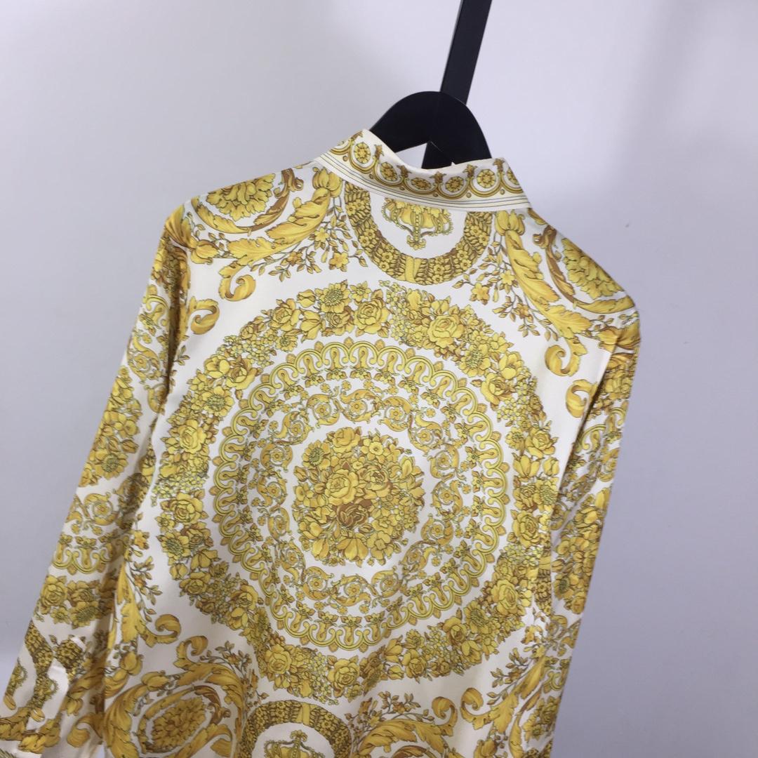 Versace Barocco Silk Shirt  - FashionPlug