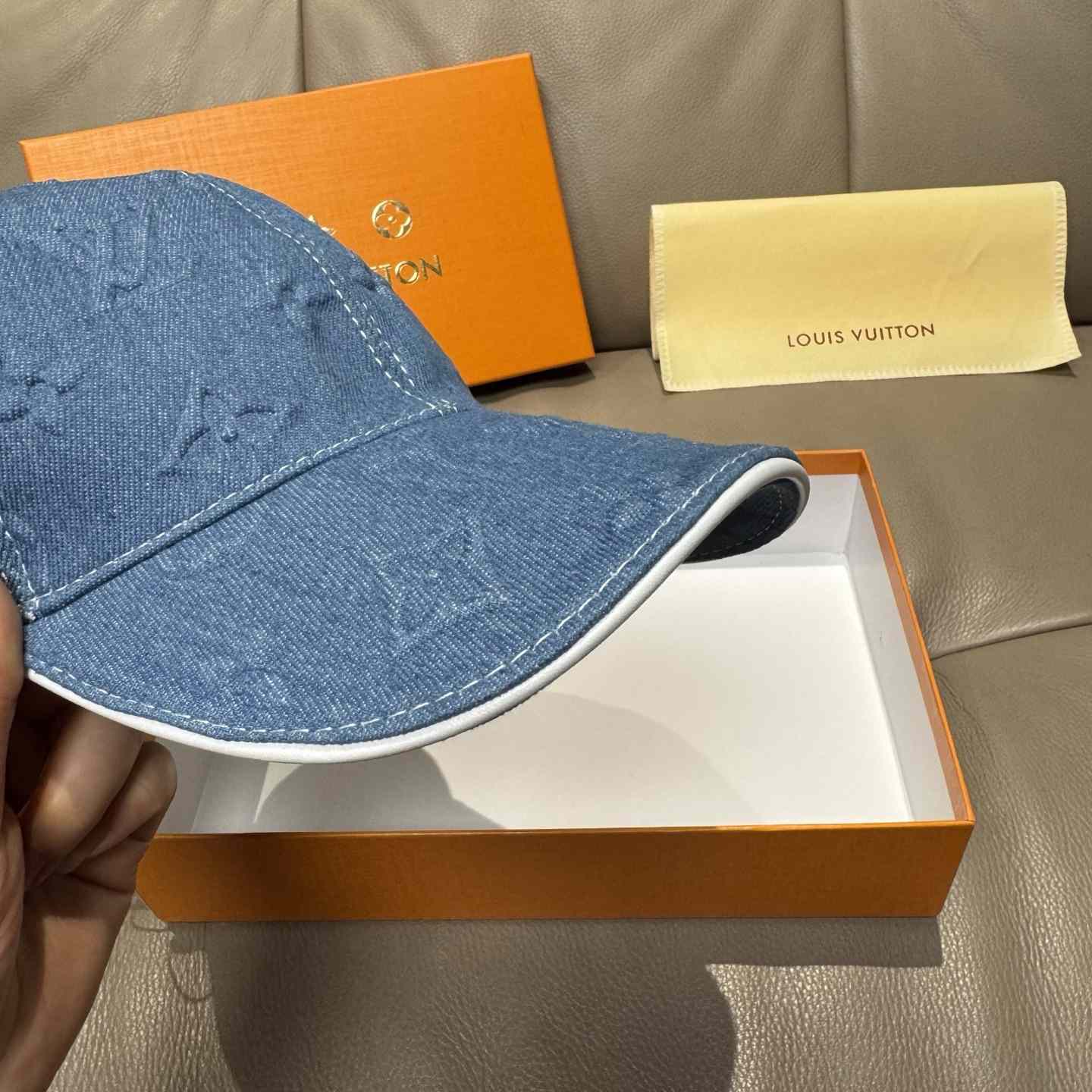 Louis Vuitton Monogram Denim Cap - FashionPlug