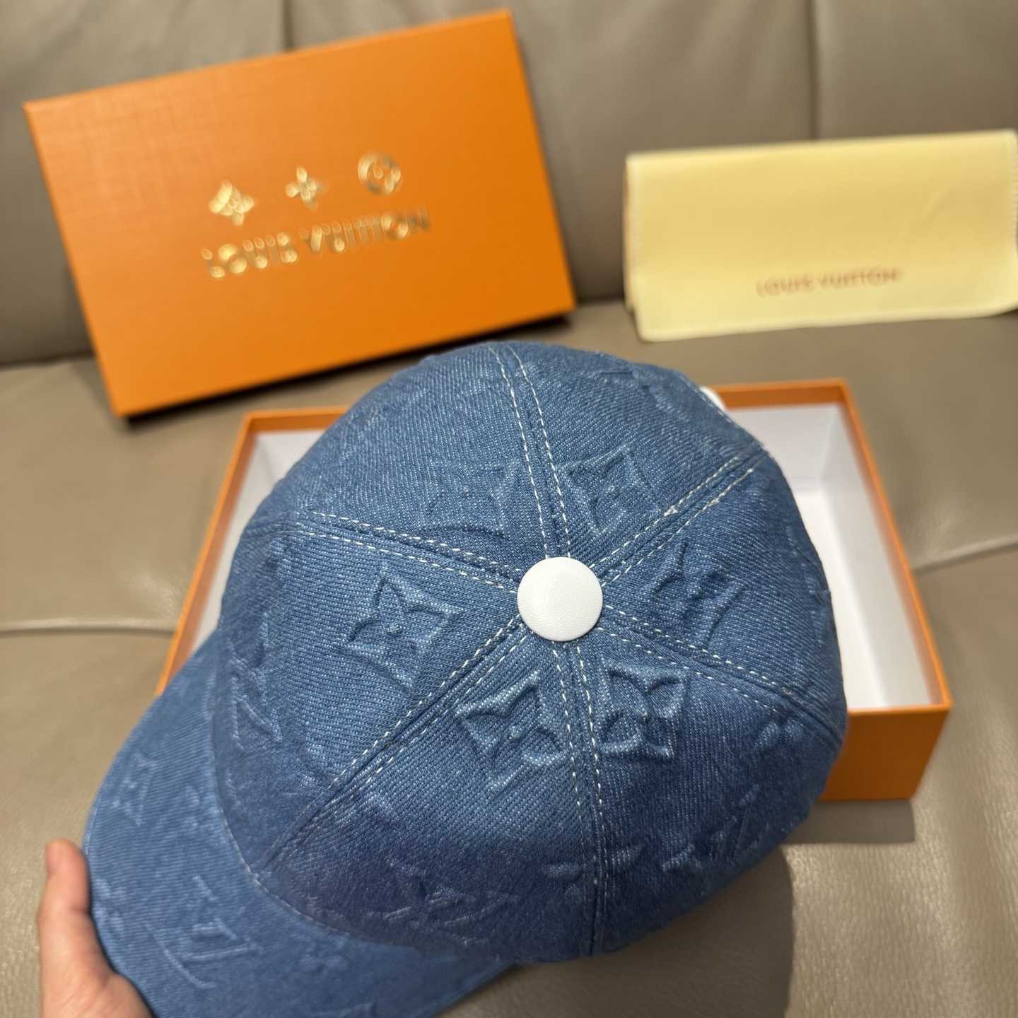 Louis Vuitton Monogram Denim Cap - FashionPlug