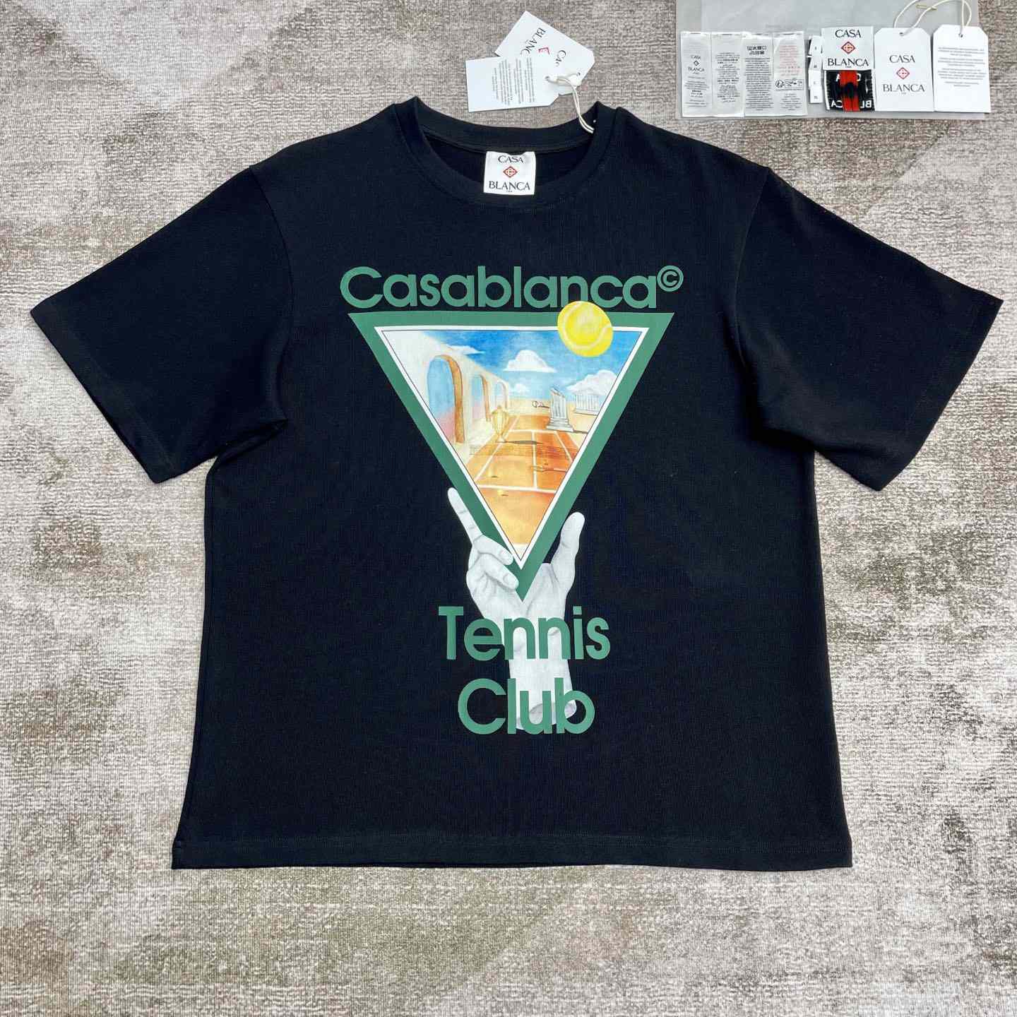 Casablanca Metaphysical Tennis Icon T-shirt  C946 - FashionPlug