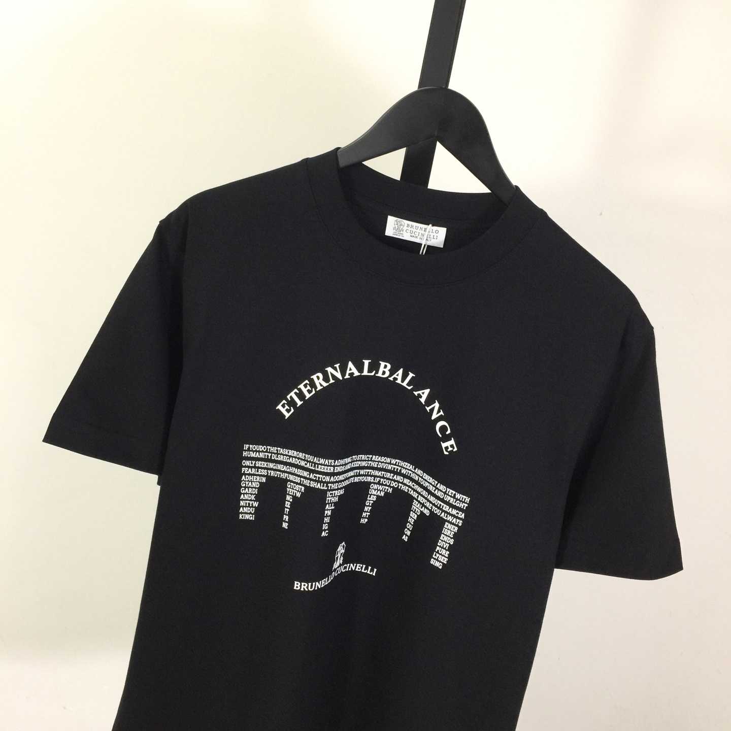 Brunello Cucinelli Graphic-print Cotton T-shirt - FashionPlug