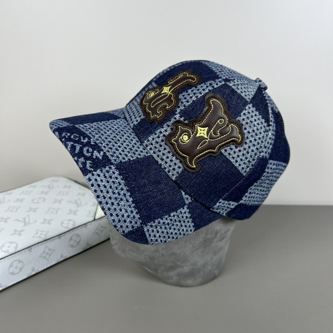 Louis Vuitton Washed 3D Cap  - FashionPlug