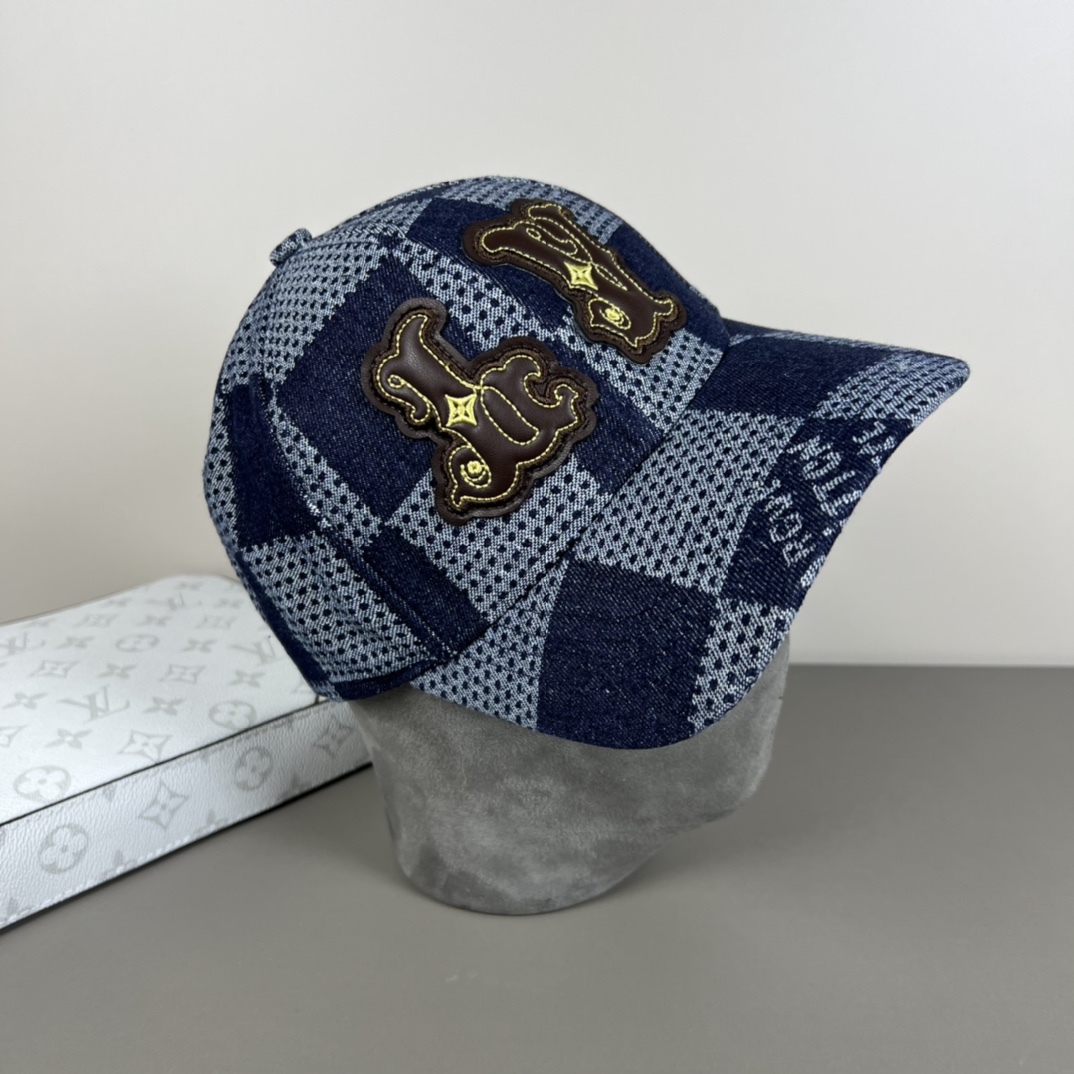 Louis Vuitton Washed 3D Cap  - FashionPlug
