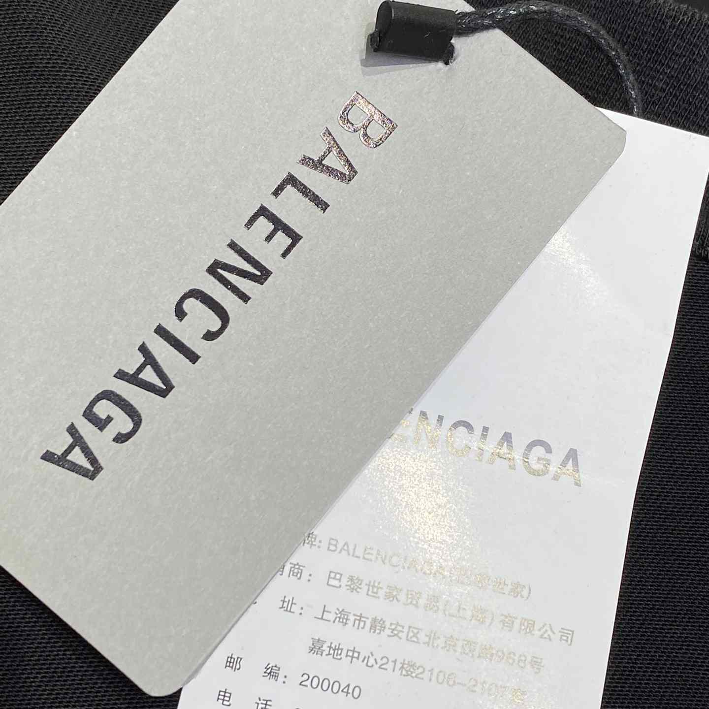 Balenciaga 3B Sport Icon Layered T-Shirt Medium Fit in black - FashionPlug