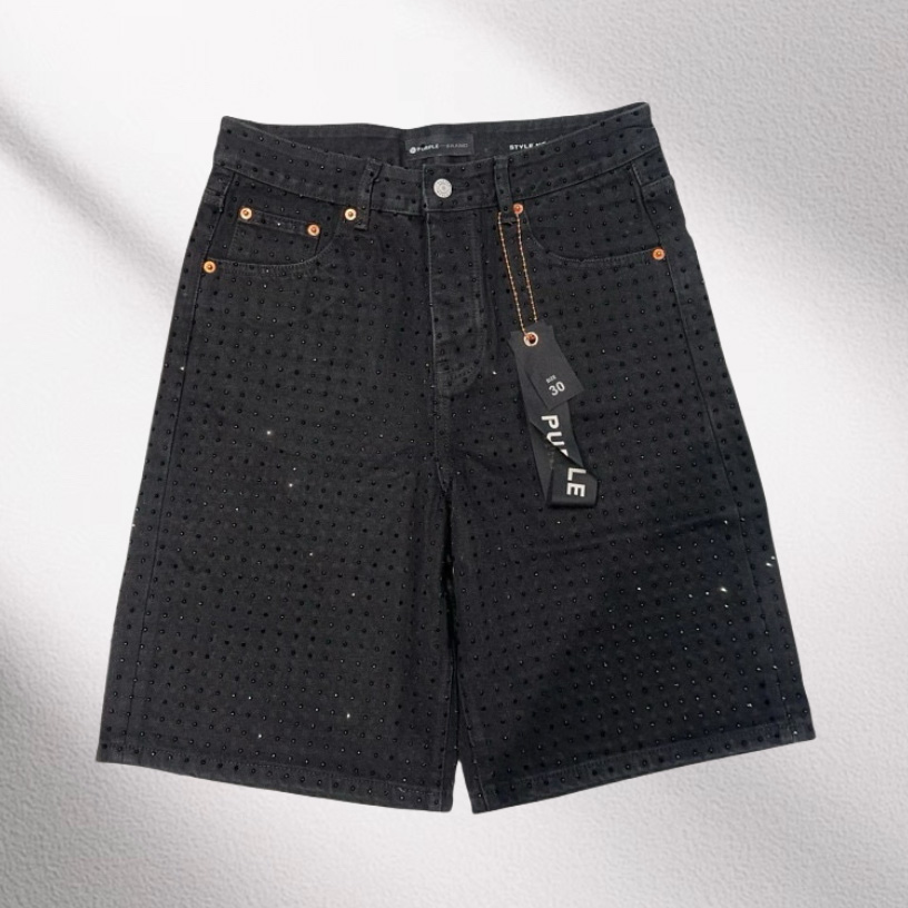 Purple-Brand Denim Shorts    6023 - FashionPlug